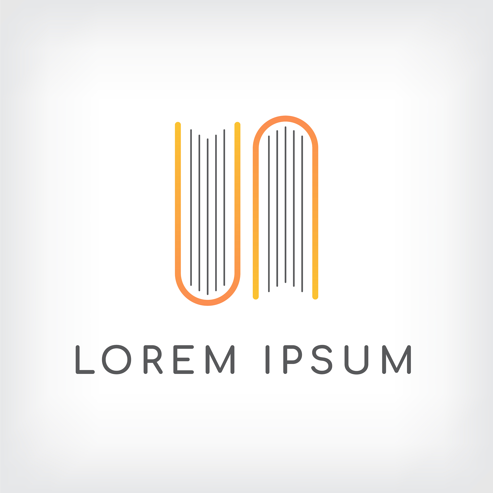 books layer logo design template