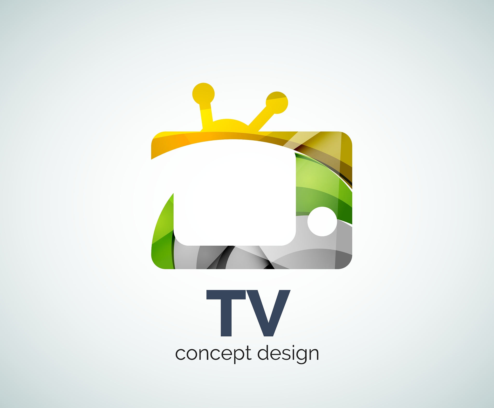 tv logo template