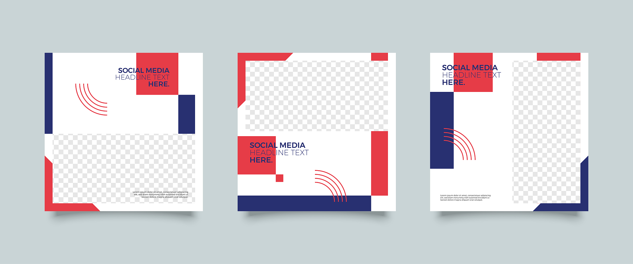 social media post template