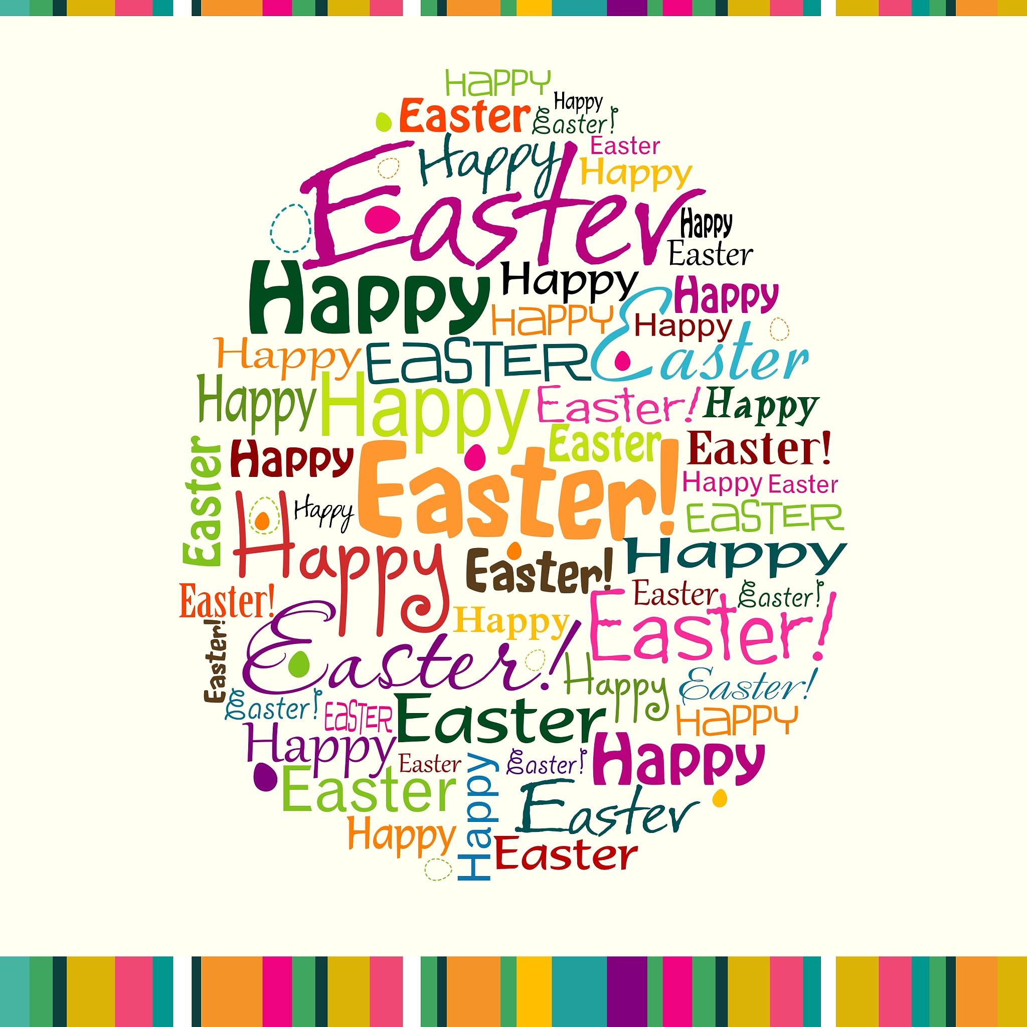 template easter greeting card