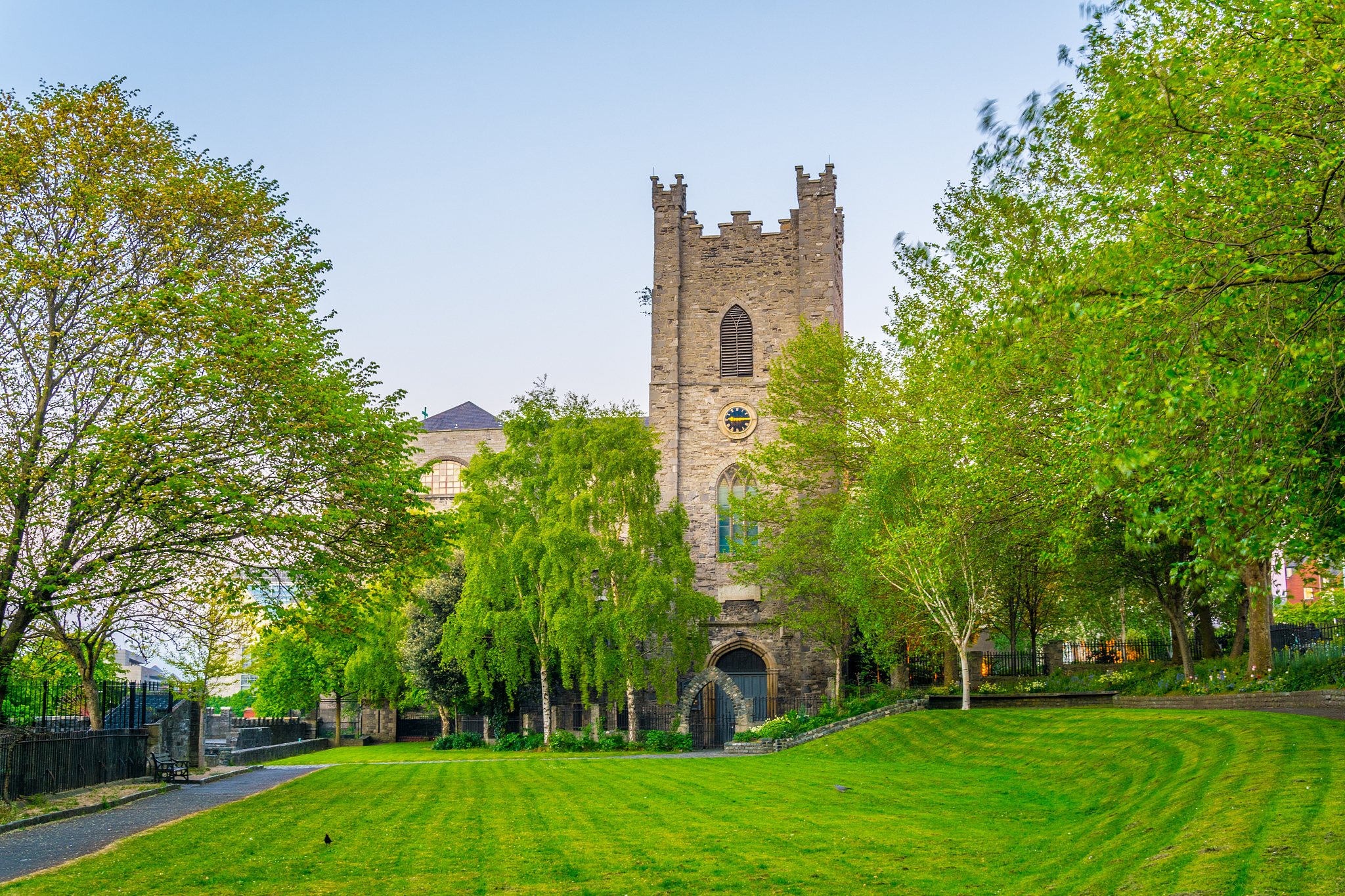 saint audoen church in dublin, ireland