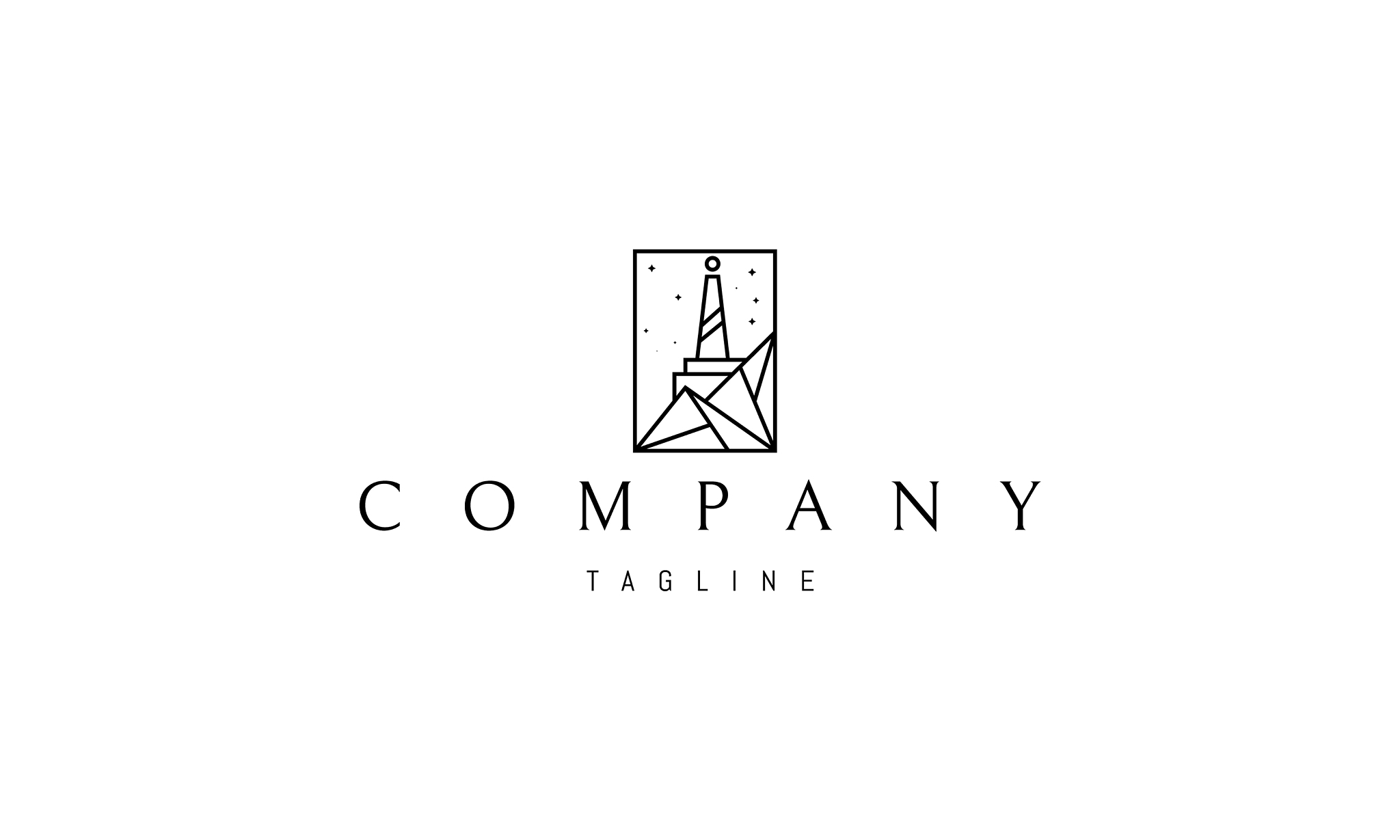 logo on which an abstract image a