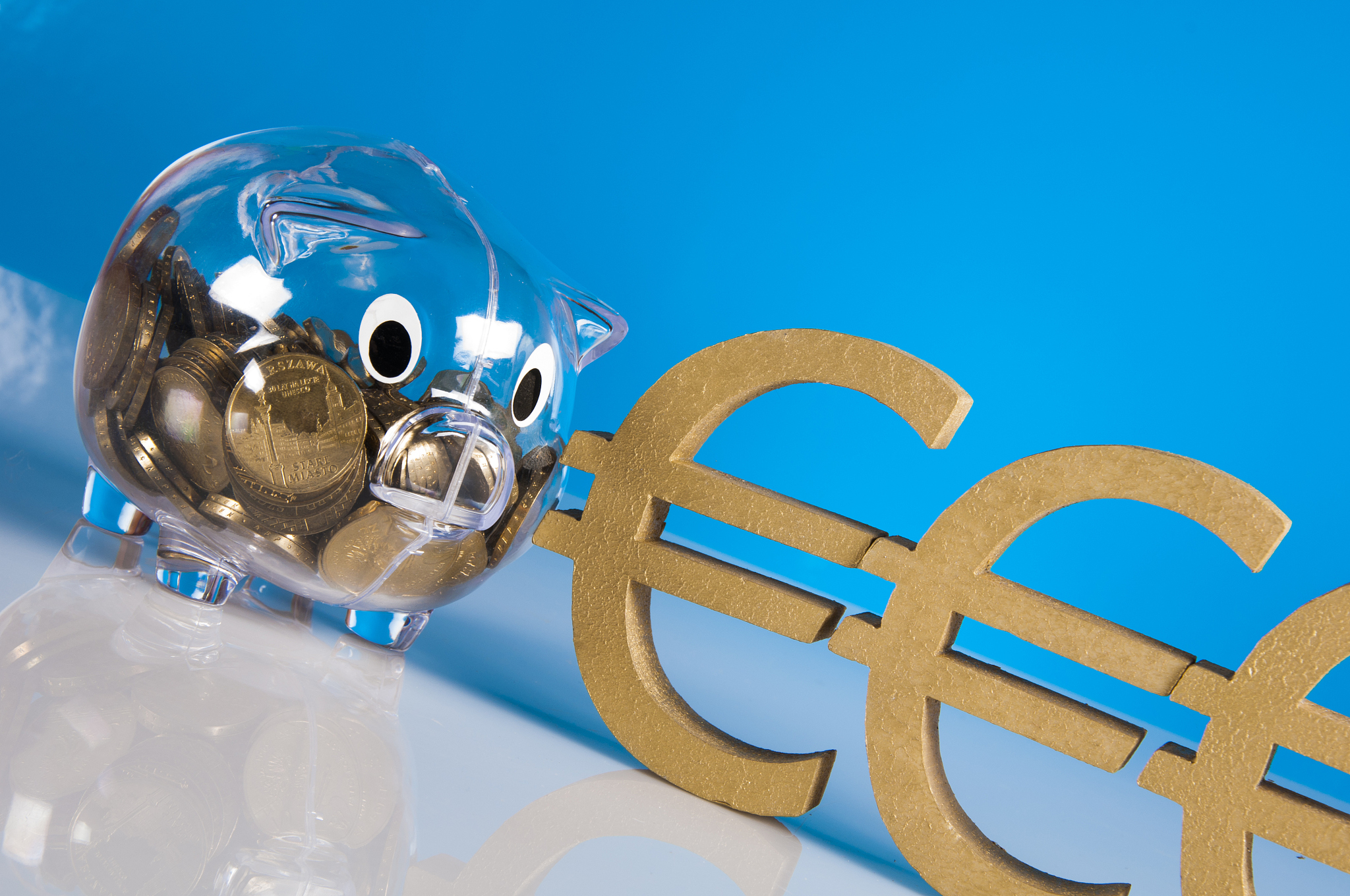 financial concept with light background