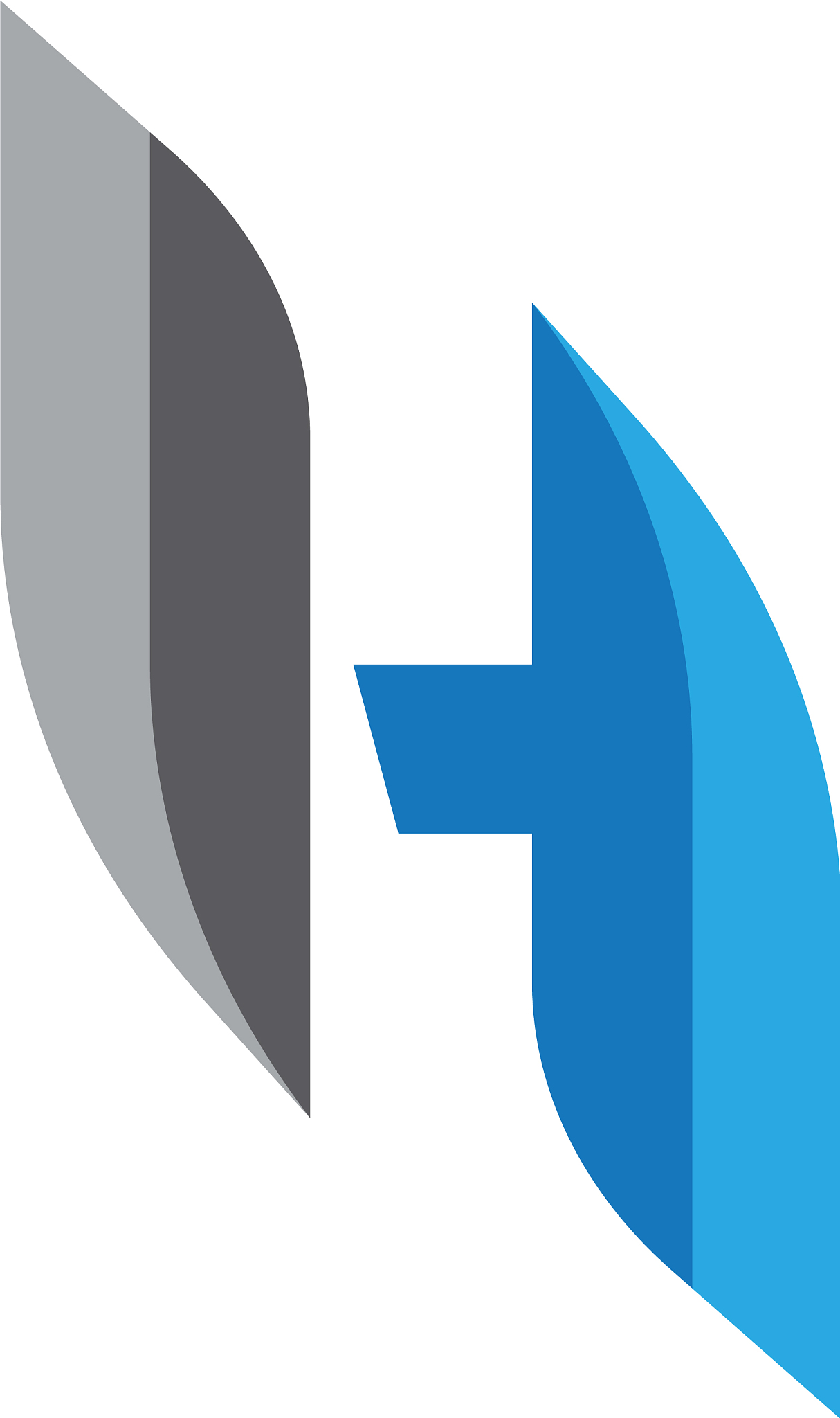 h letter logo template design
