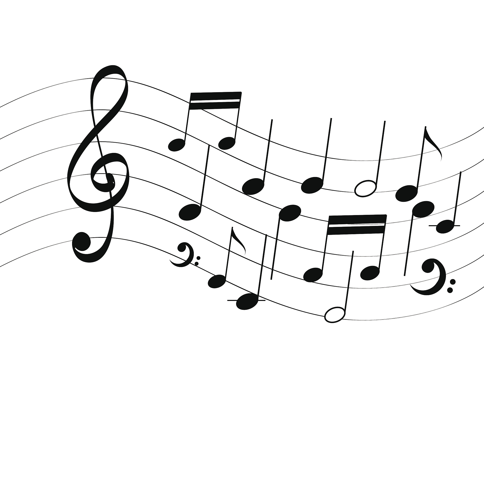 vector vector music notes