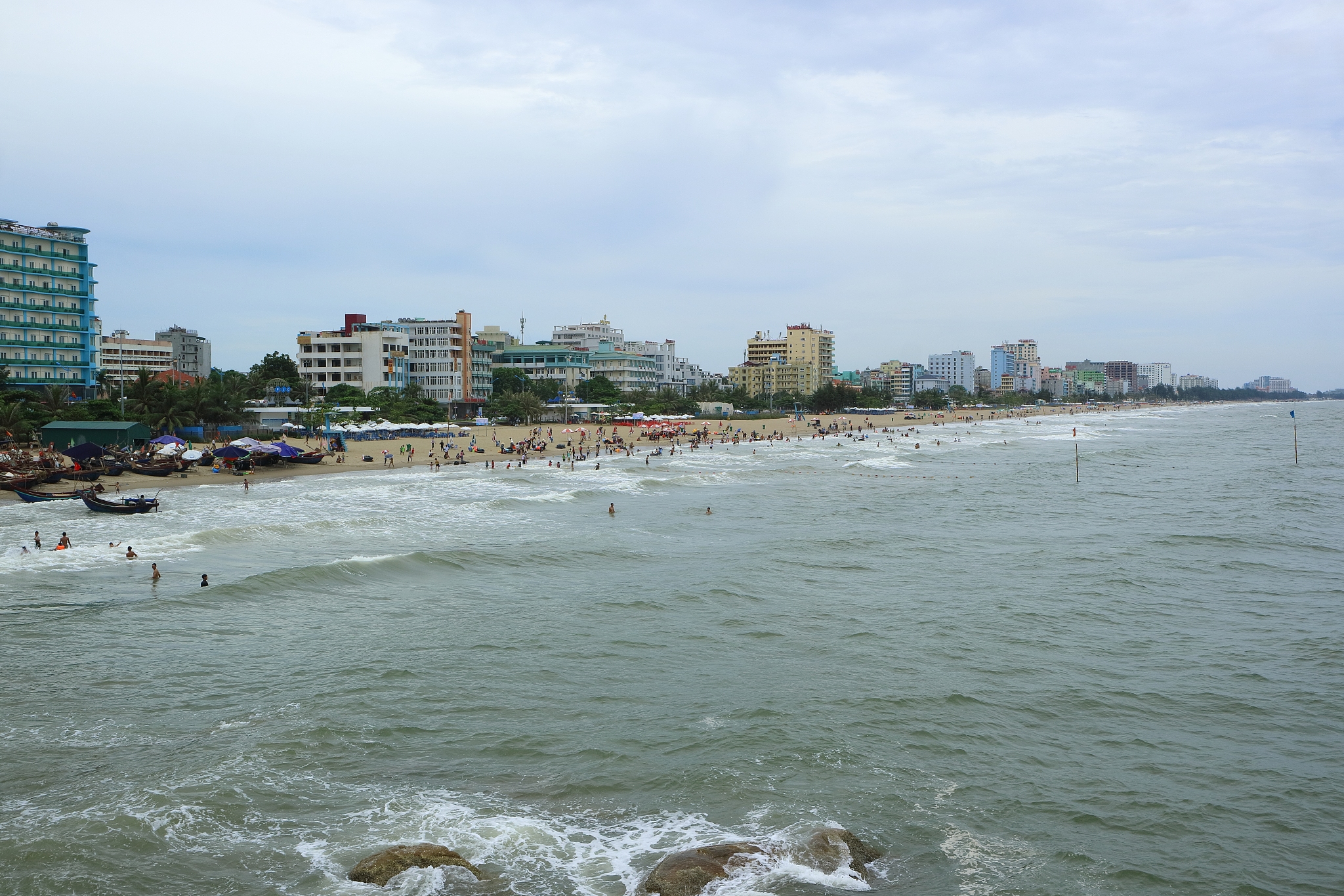samson beach in thanh hoa ,vietnam