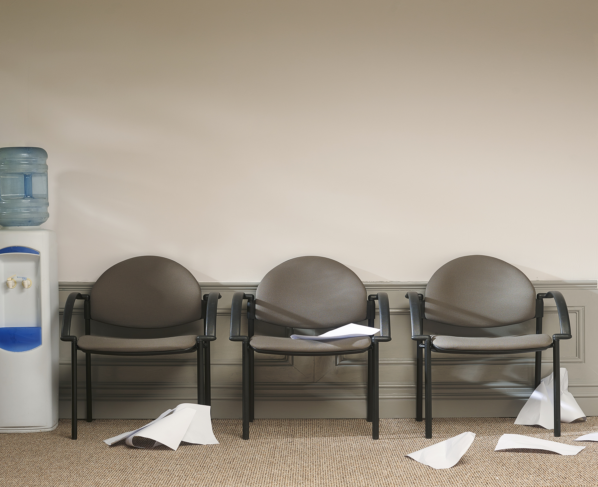 scruffy waiting room