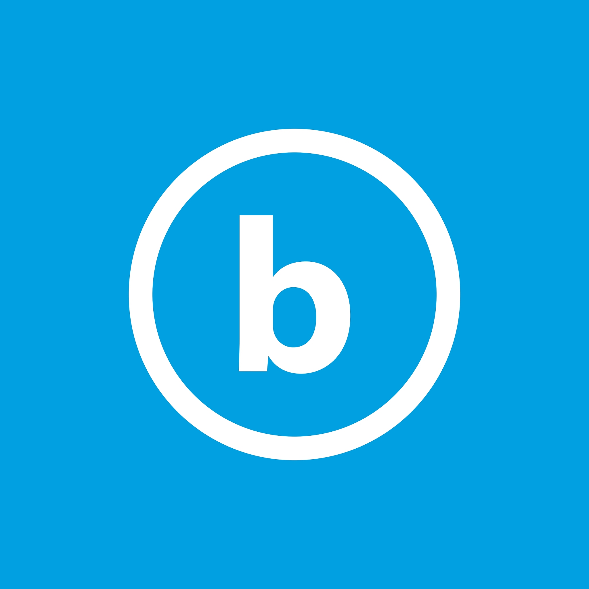 basic font for letter b