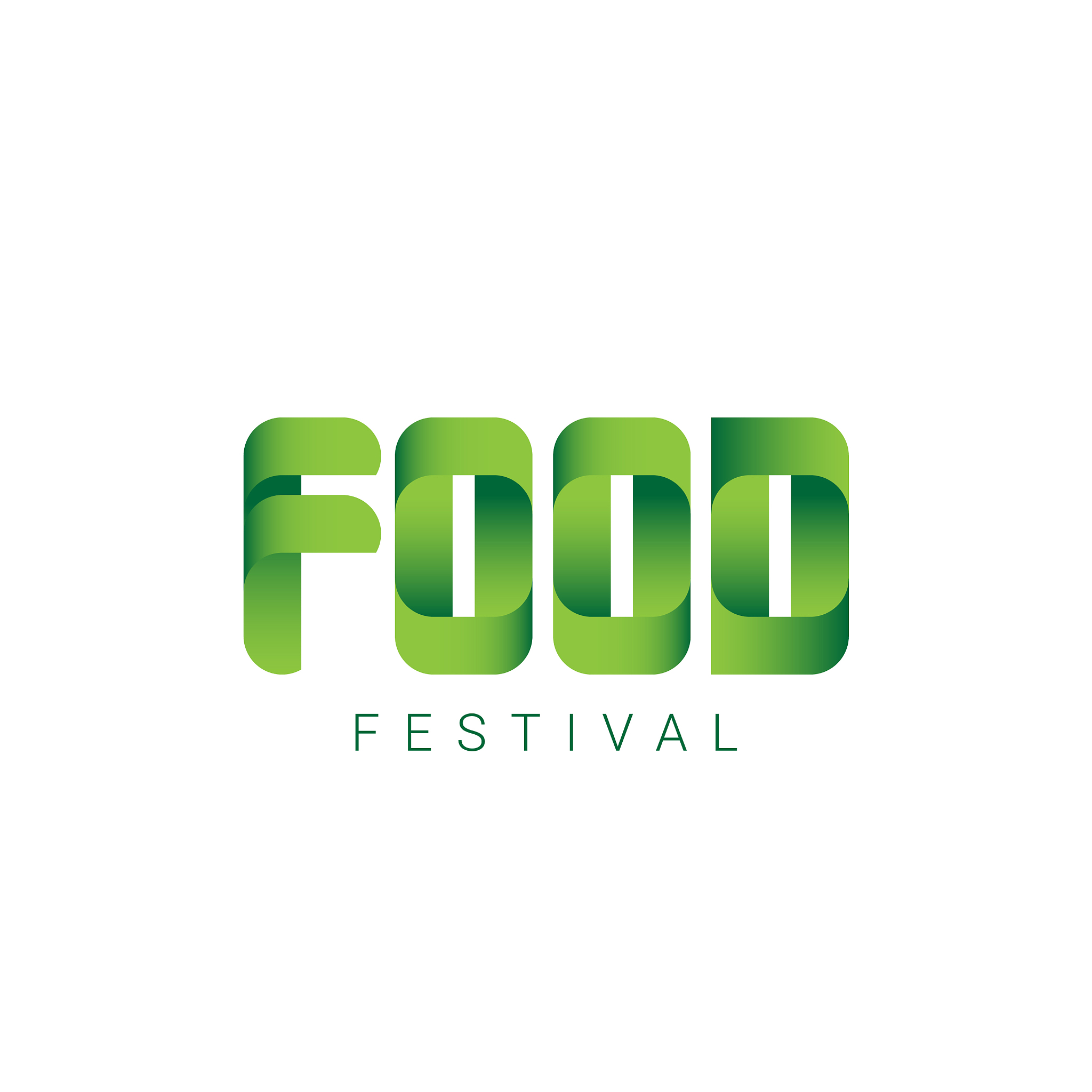 food festival logo template design