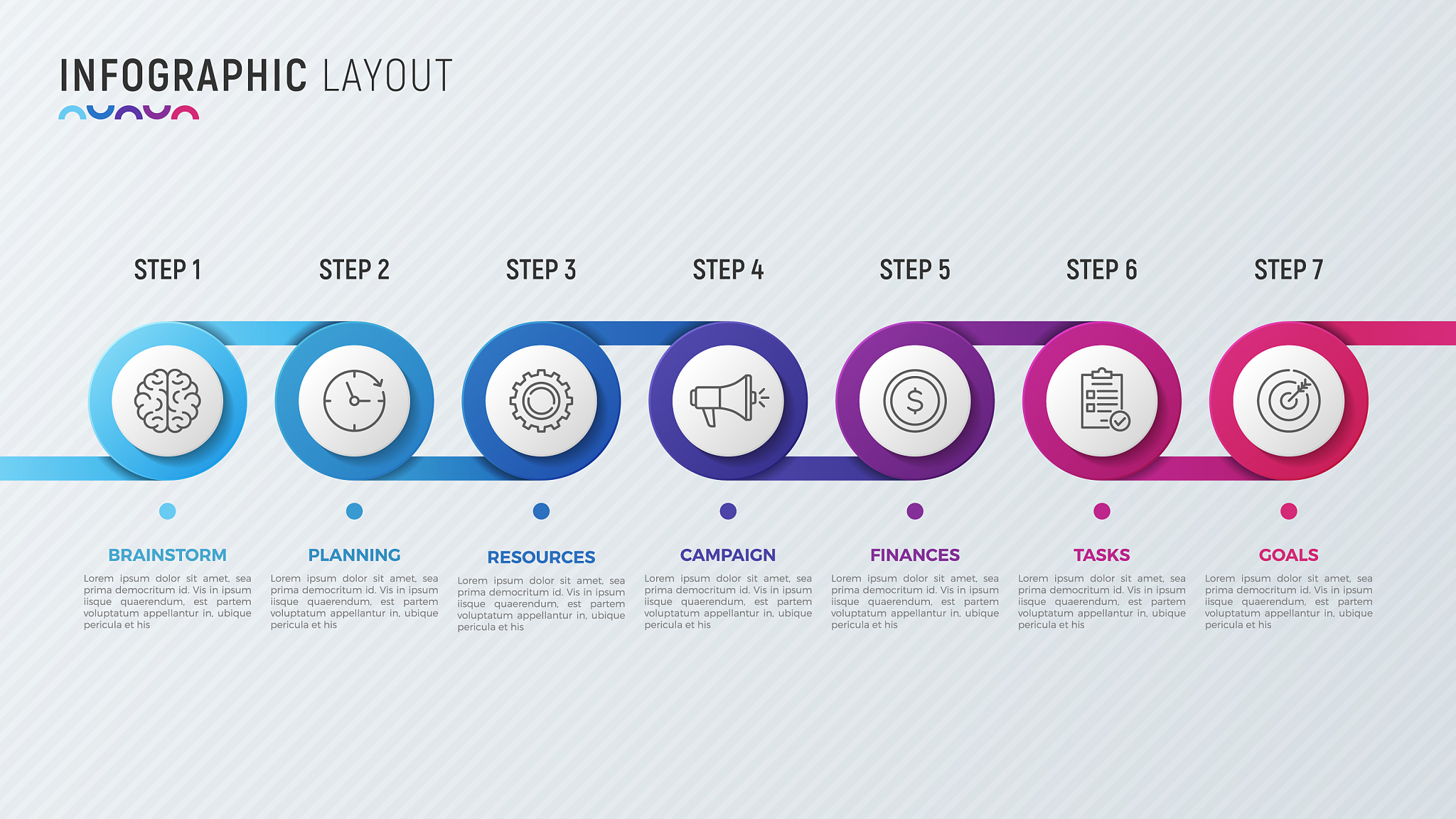 timeline chart infographic design for data