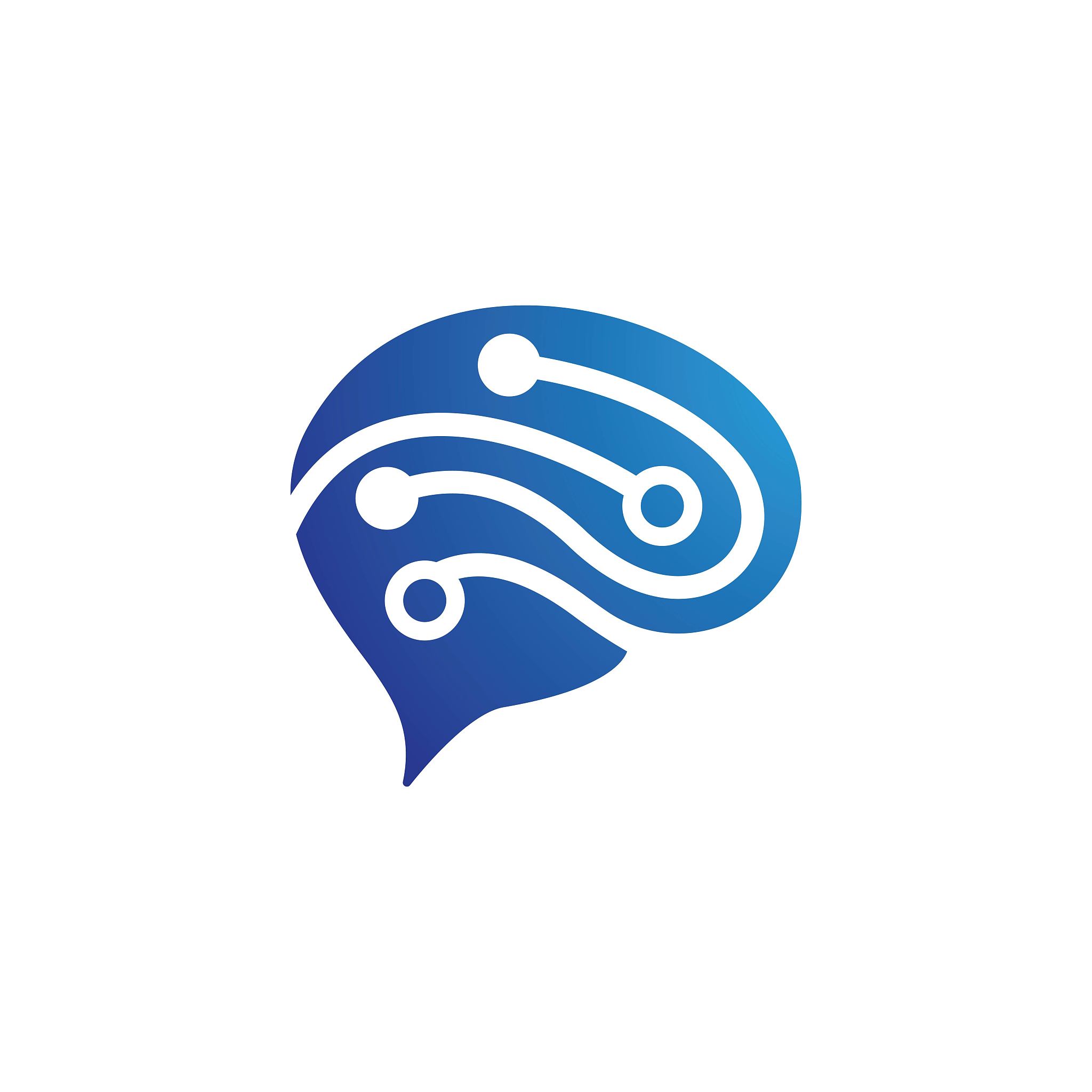 brain symbol vector icon