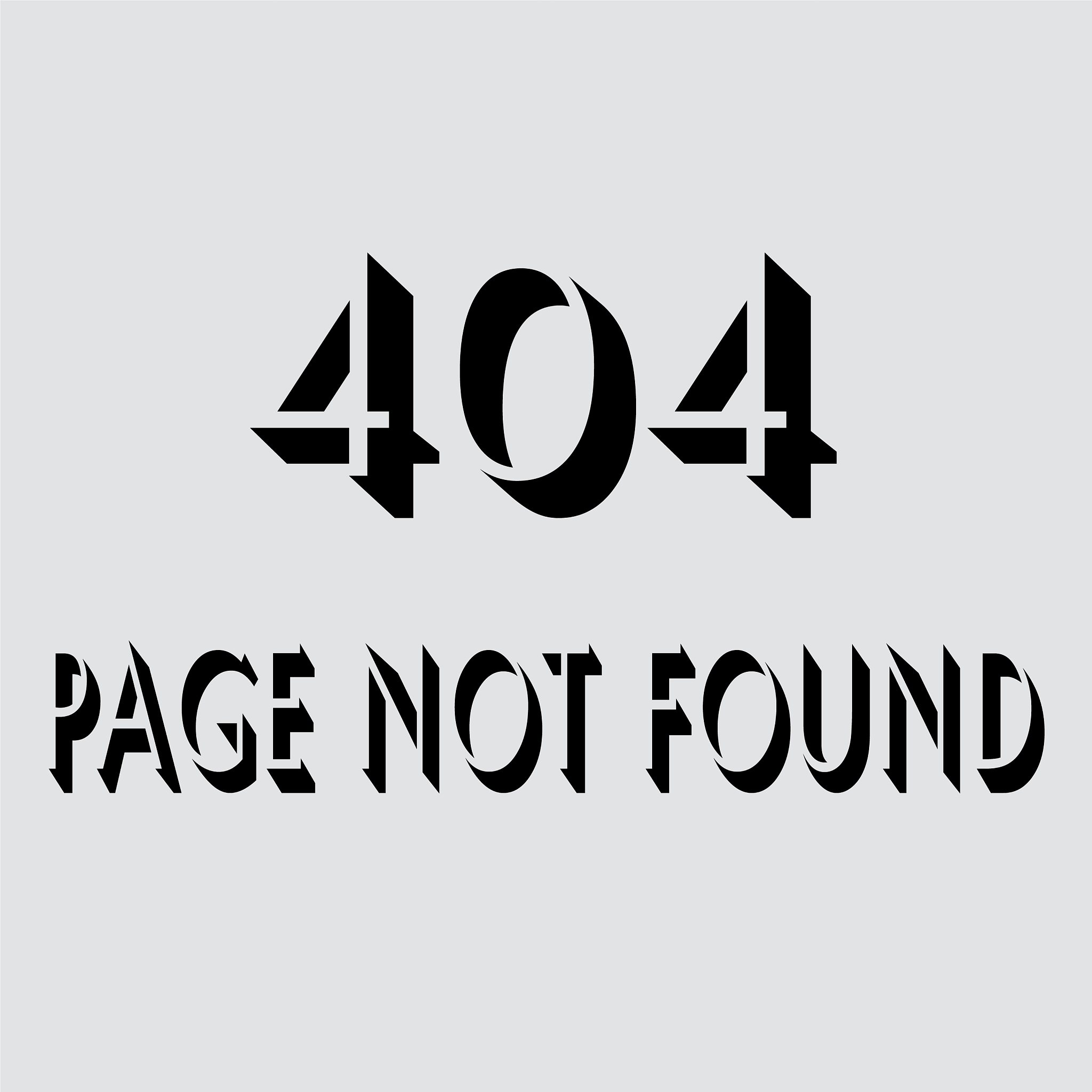 page not found