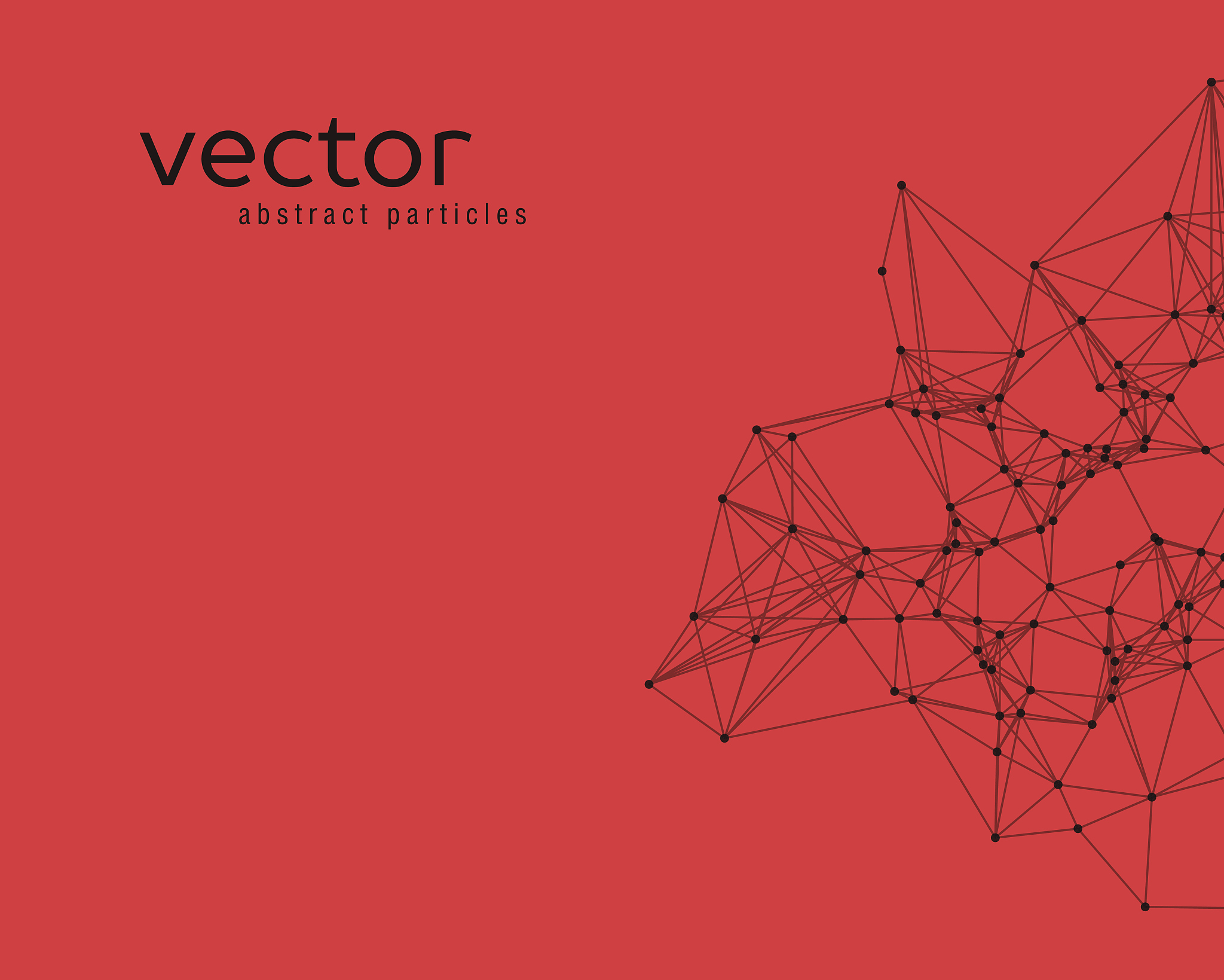 vector abstract particles