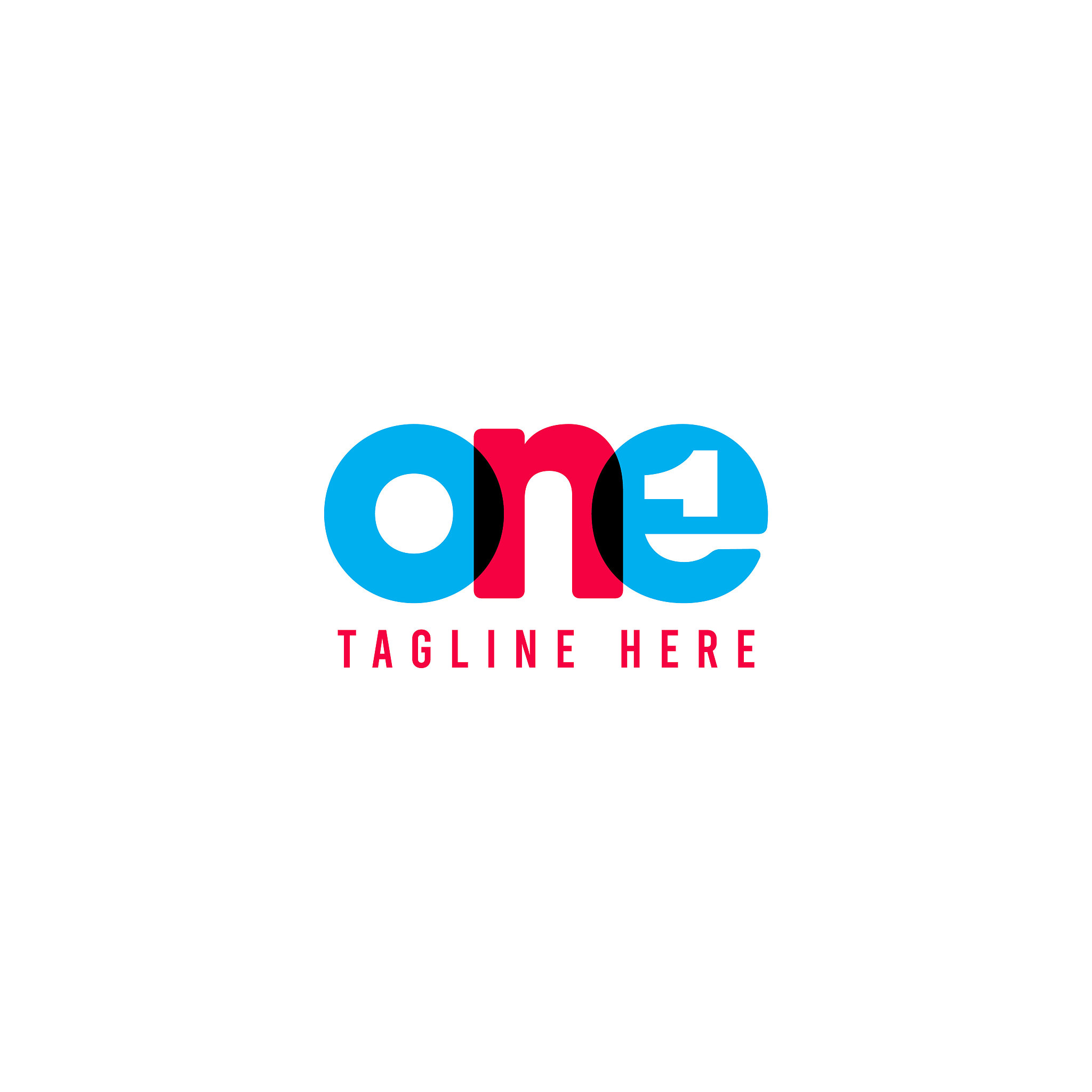 one logo vector template. design for banner, greeting cards or p