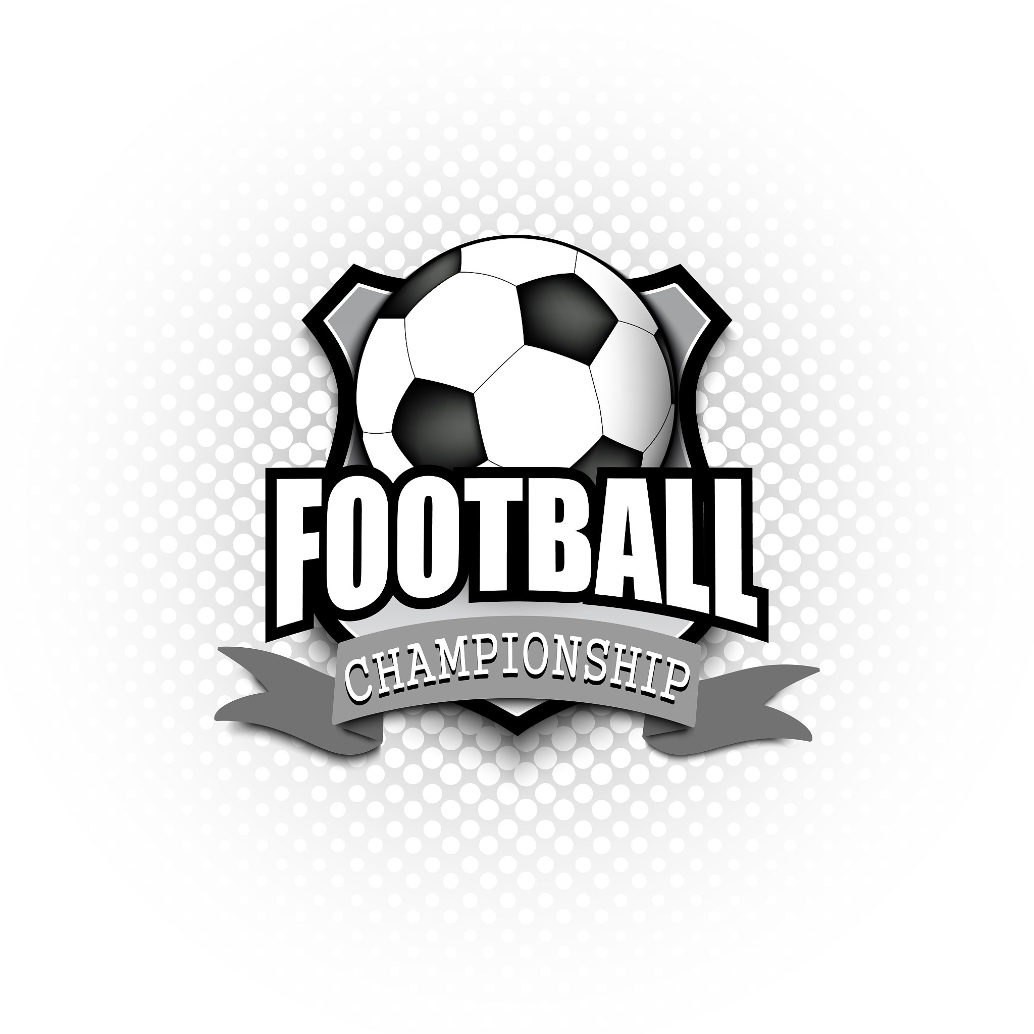 soccer logo template design
