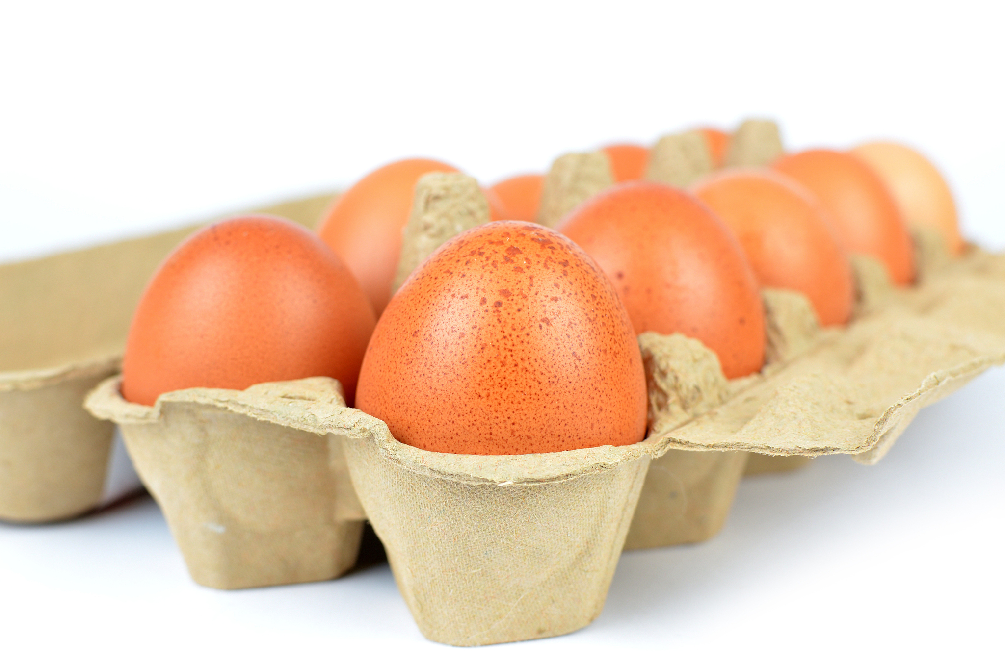 box of chicken eggs