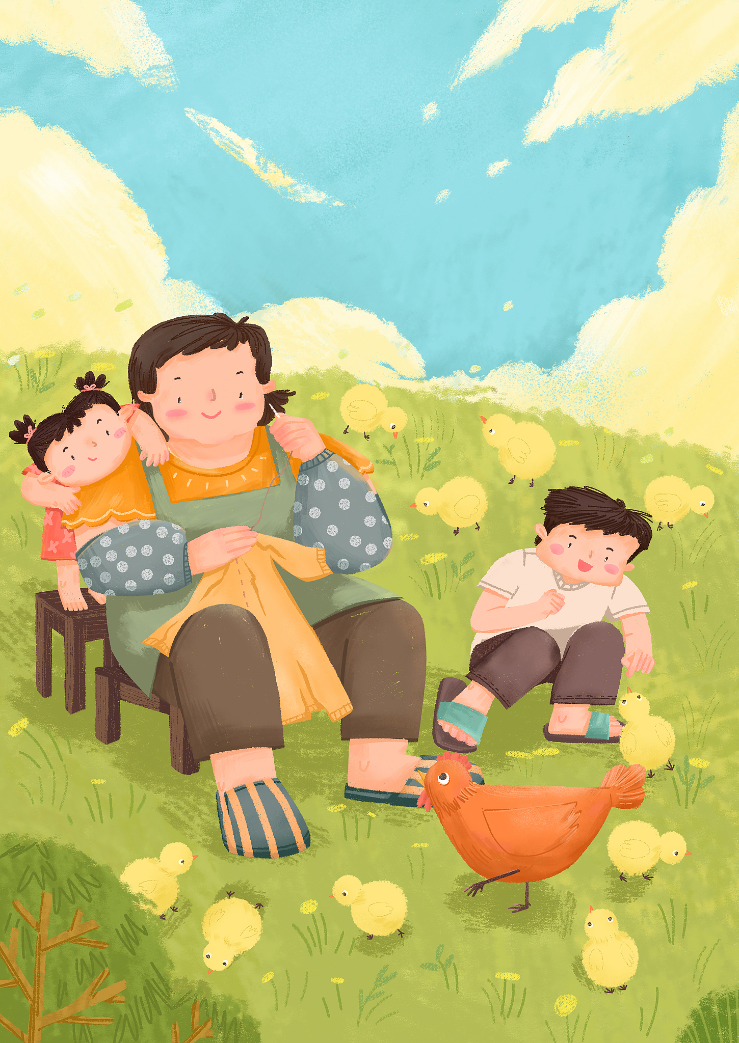我的家乡，充满爱与温暖