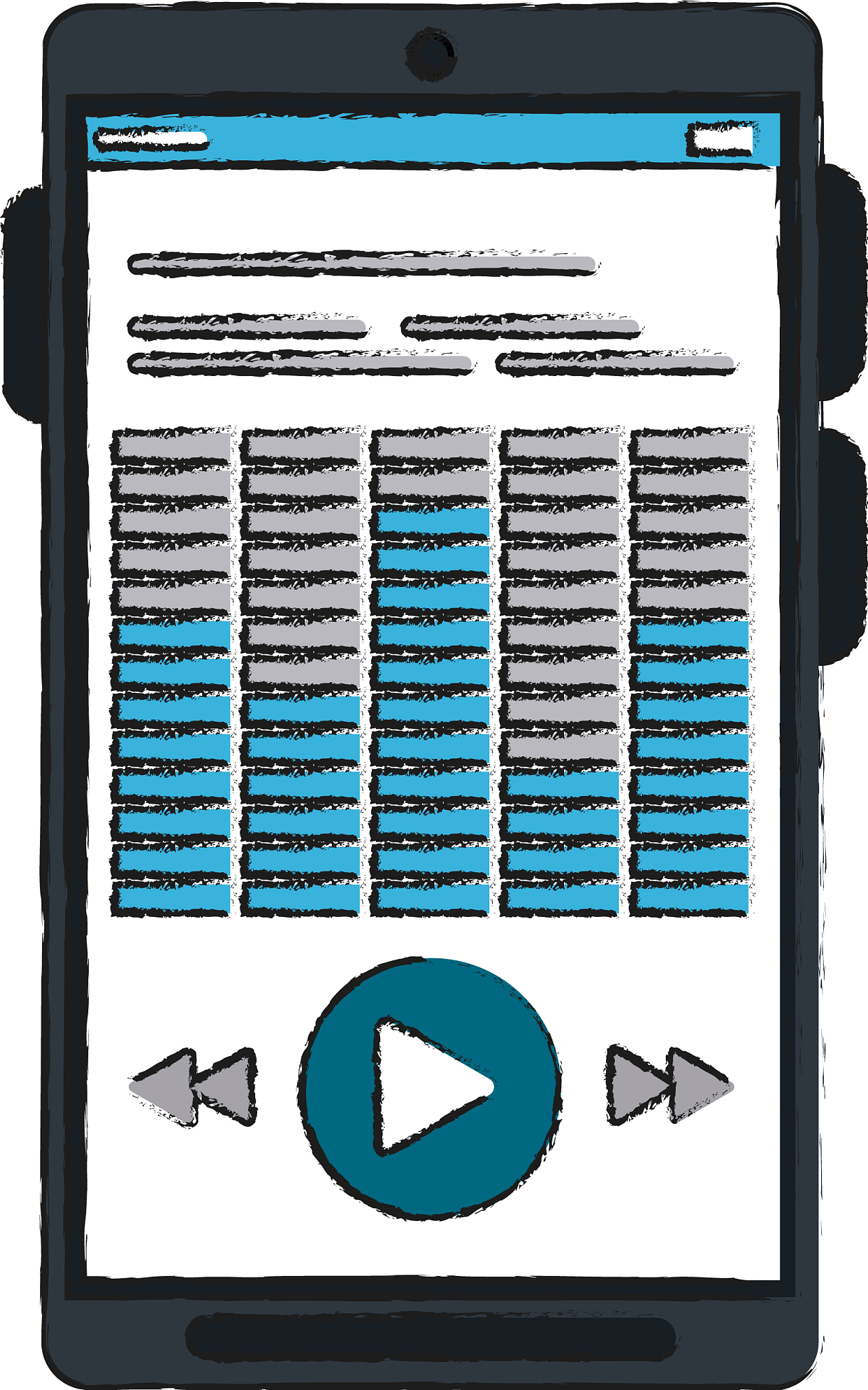 smartphone music app