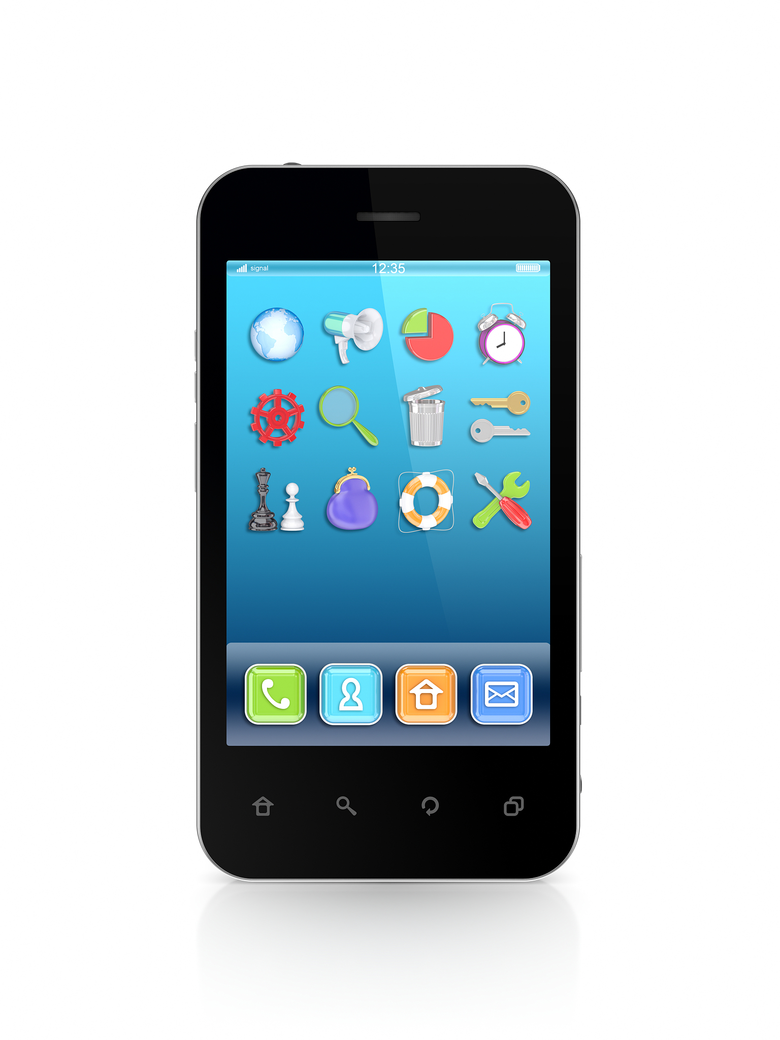 modern mobile phone.