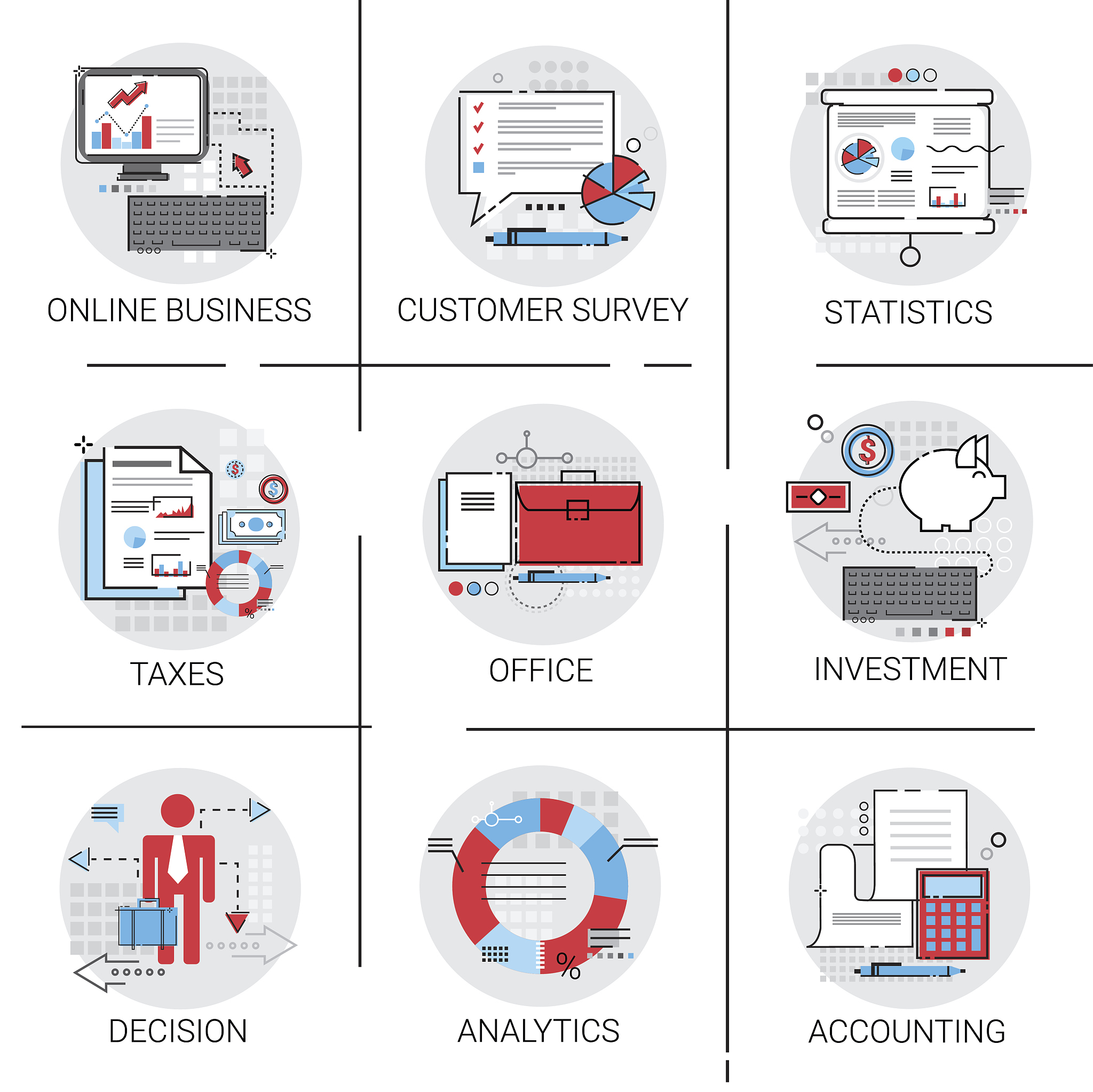 online business analysis statistics finance diagram office work 