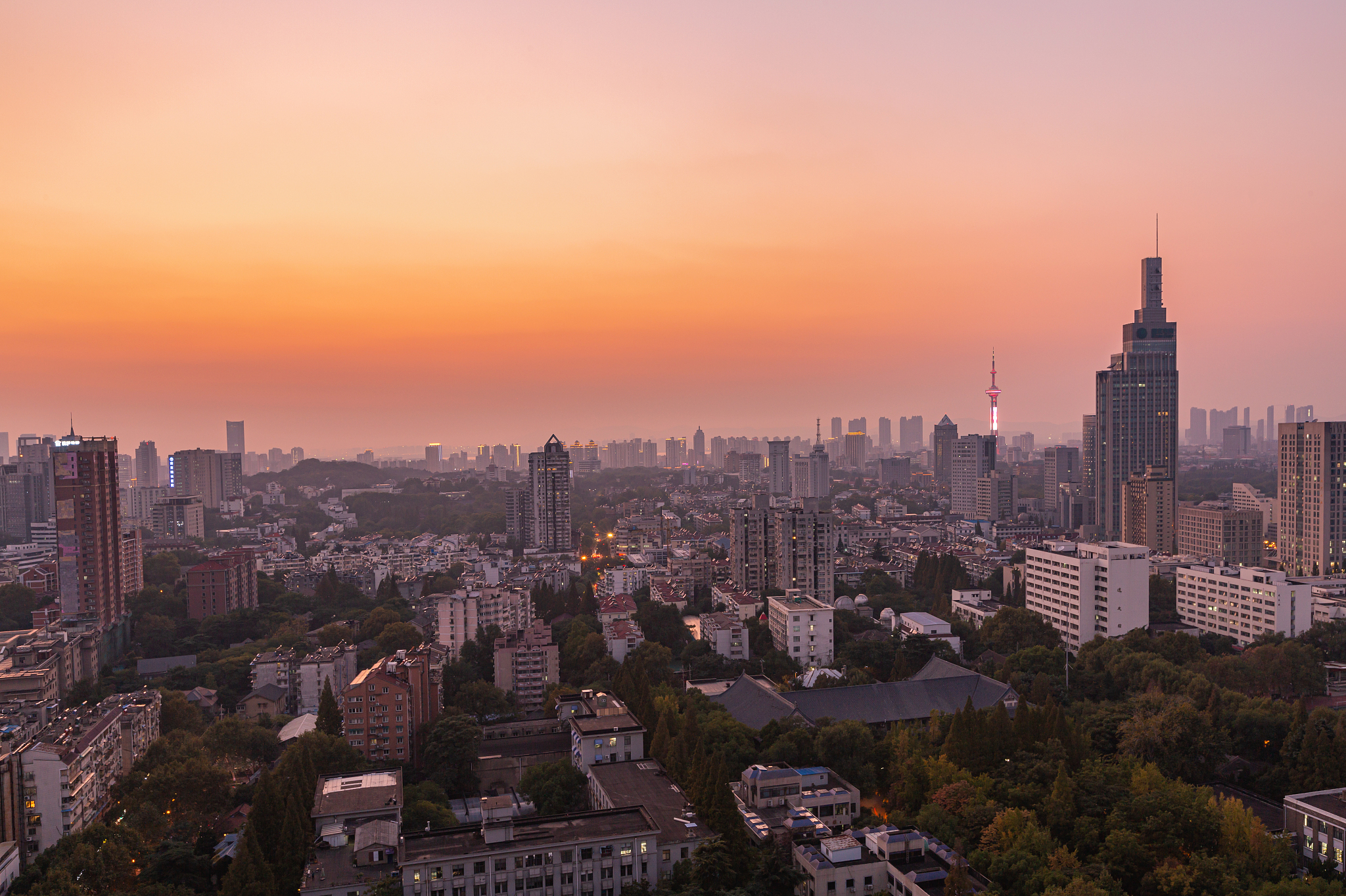 江苏南京城市建筑风光