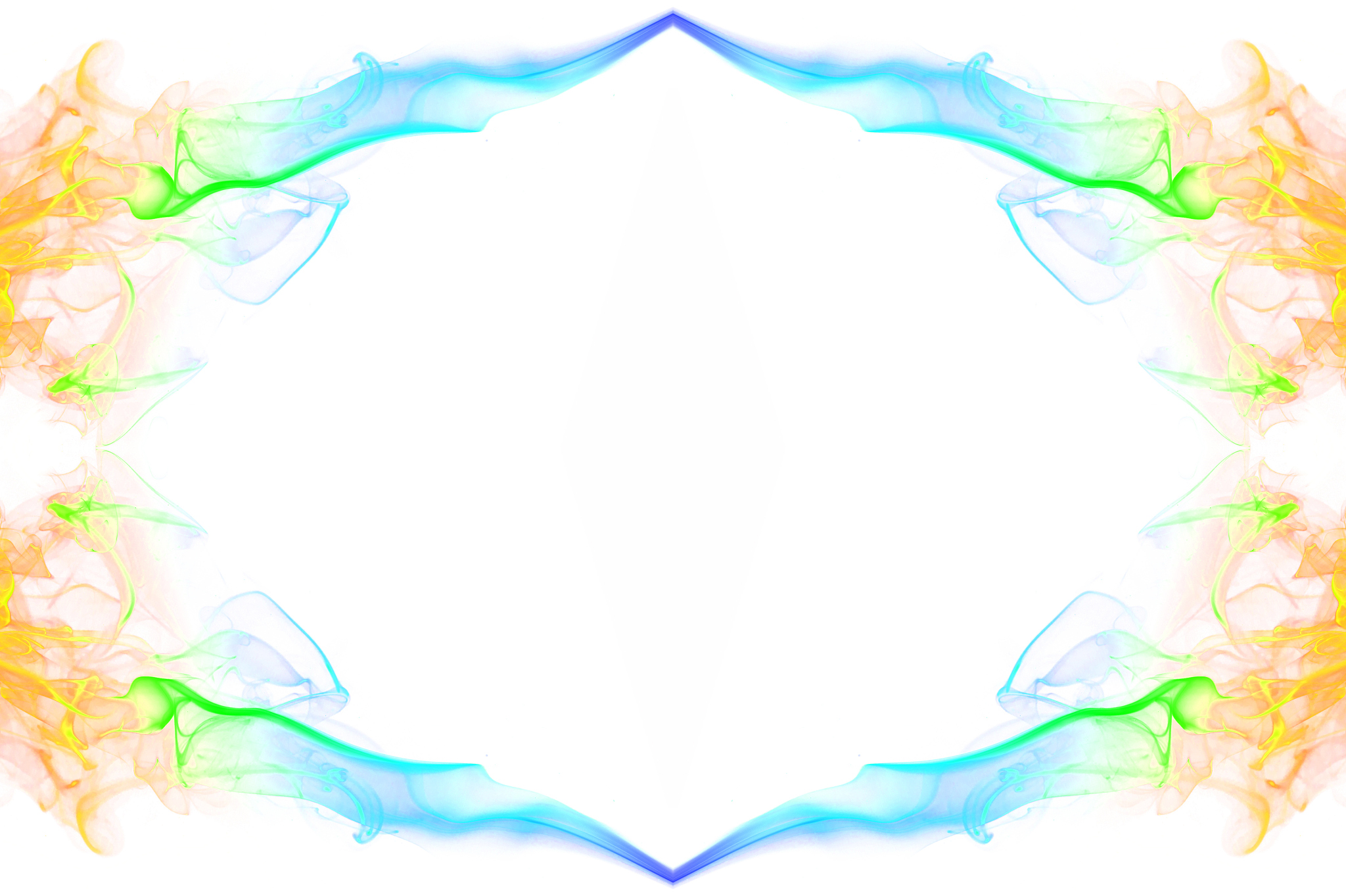 art of color smoke on white background, smoke background,colorfu