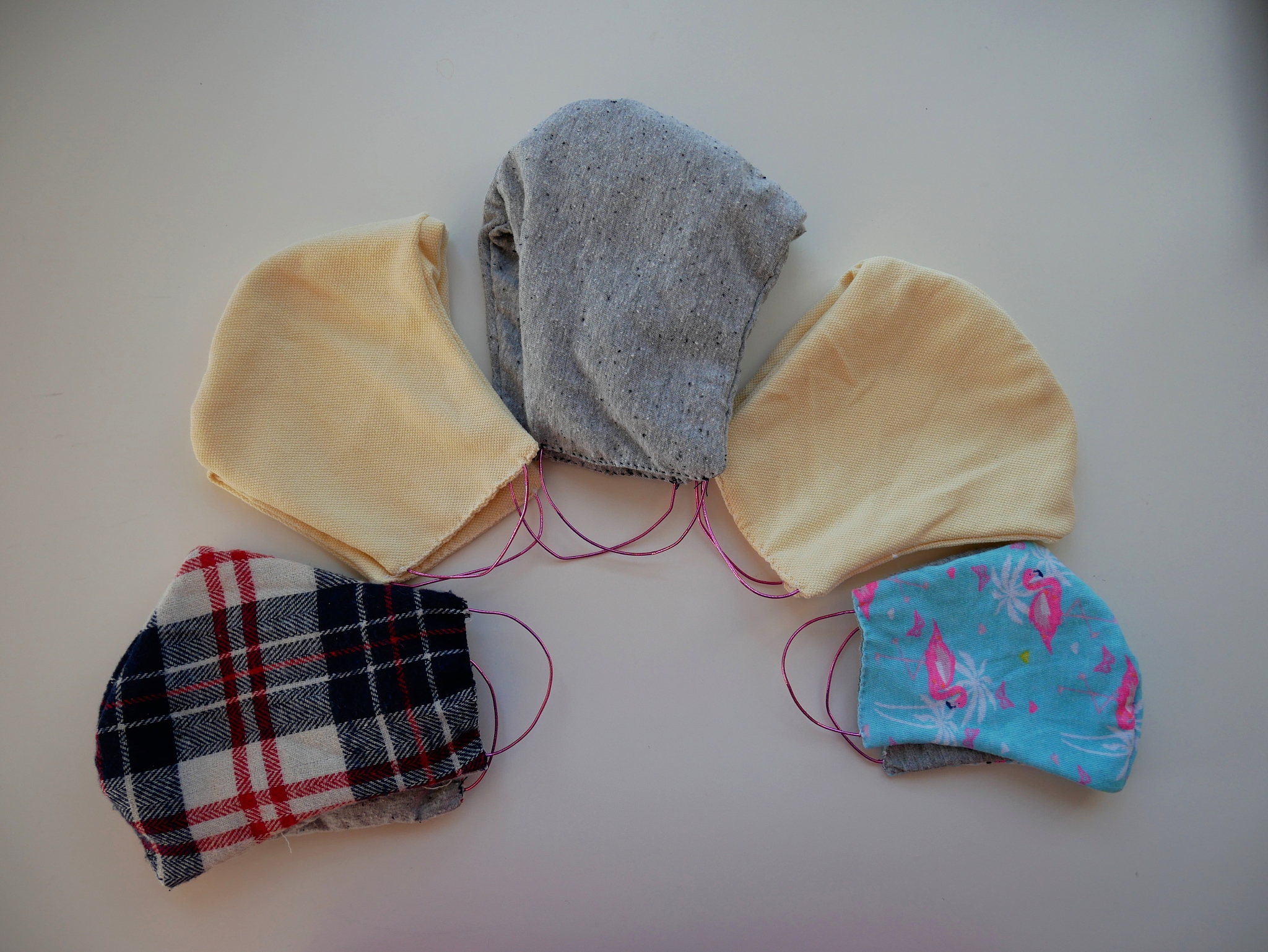home made face masks - protection against coronavirus
