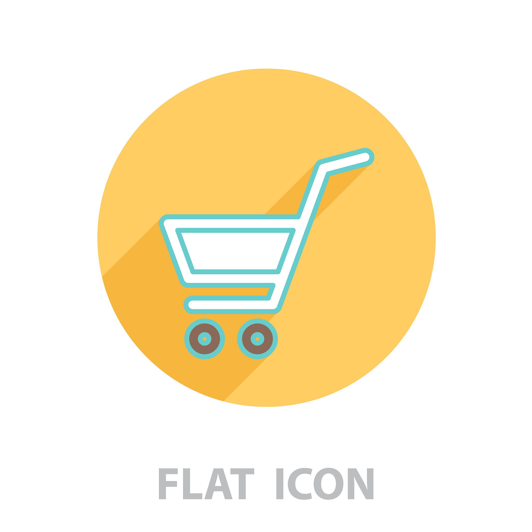 shopping cart line icon