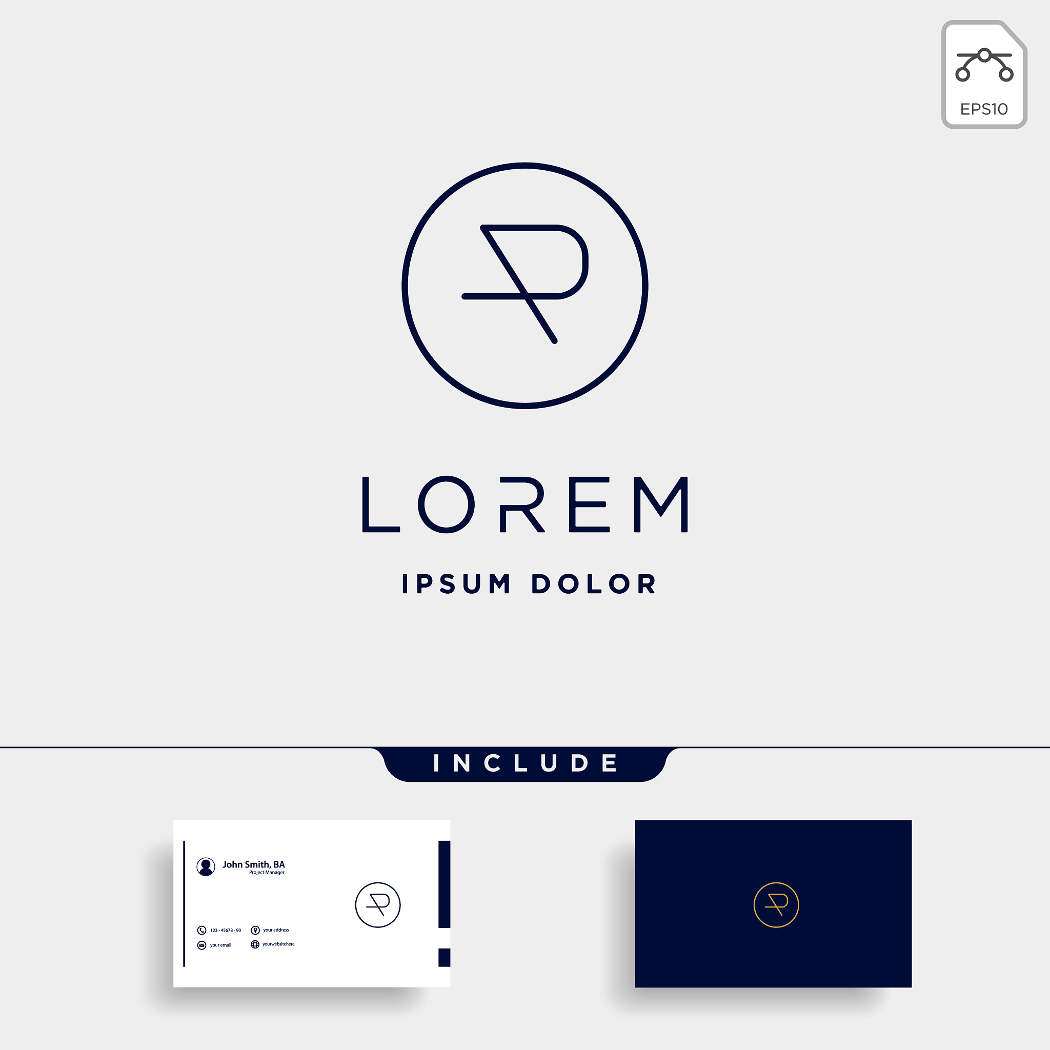 letter ap ar r monogram logo design minimal