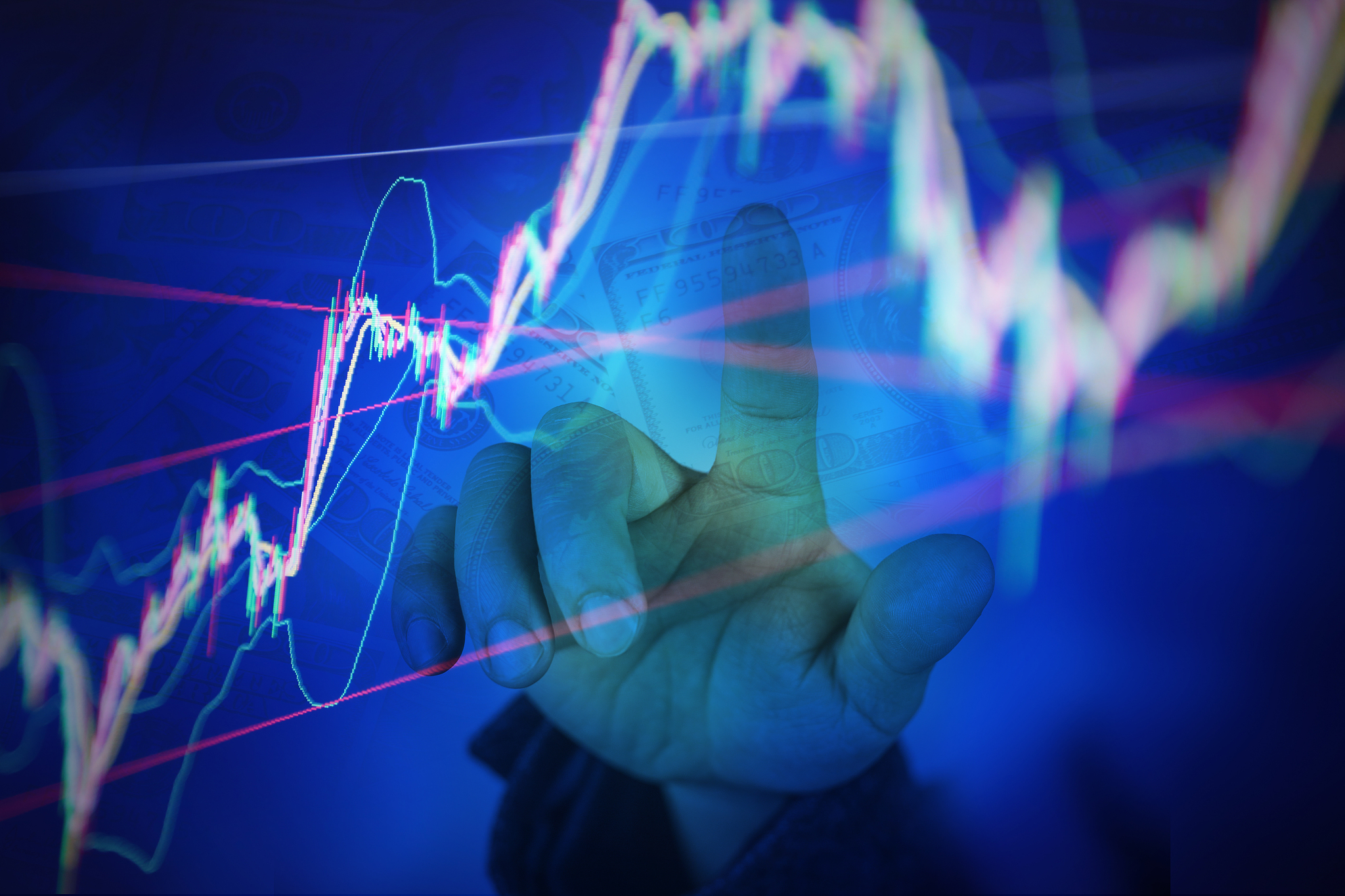 stock market display