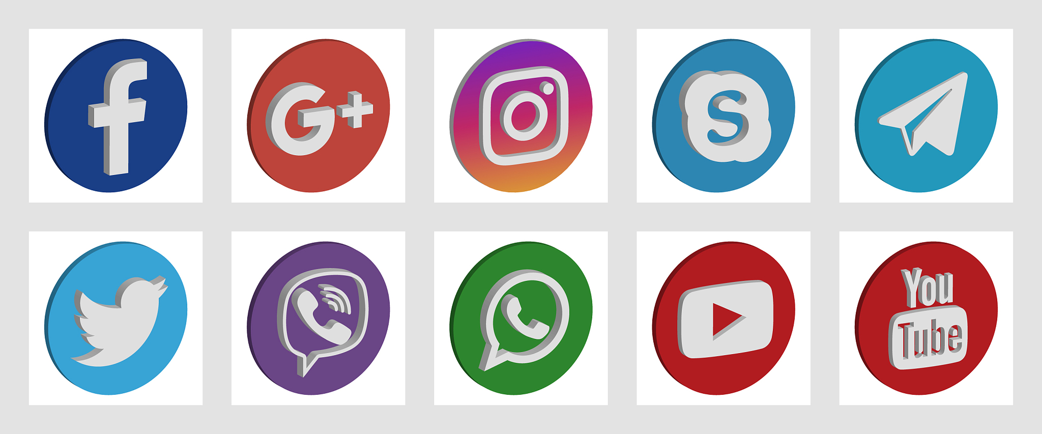 icons social media