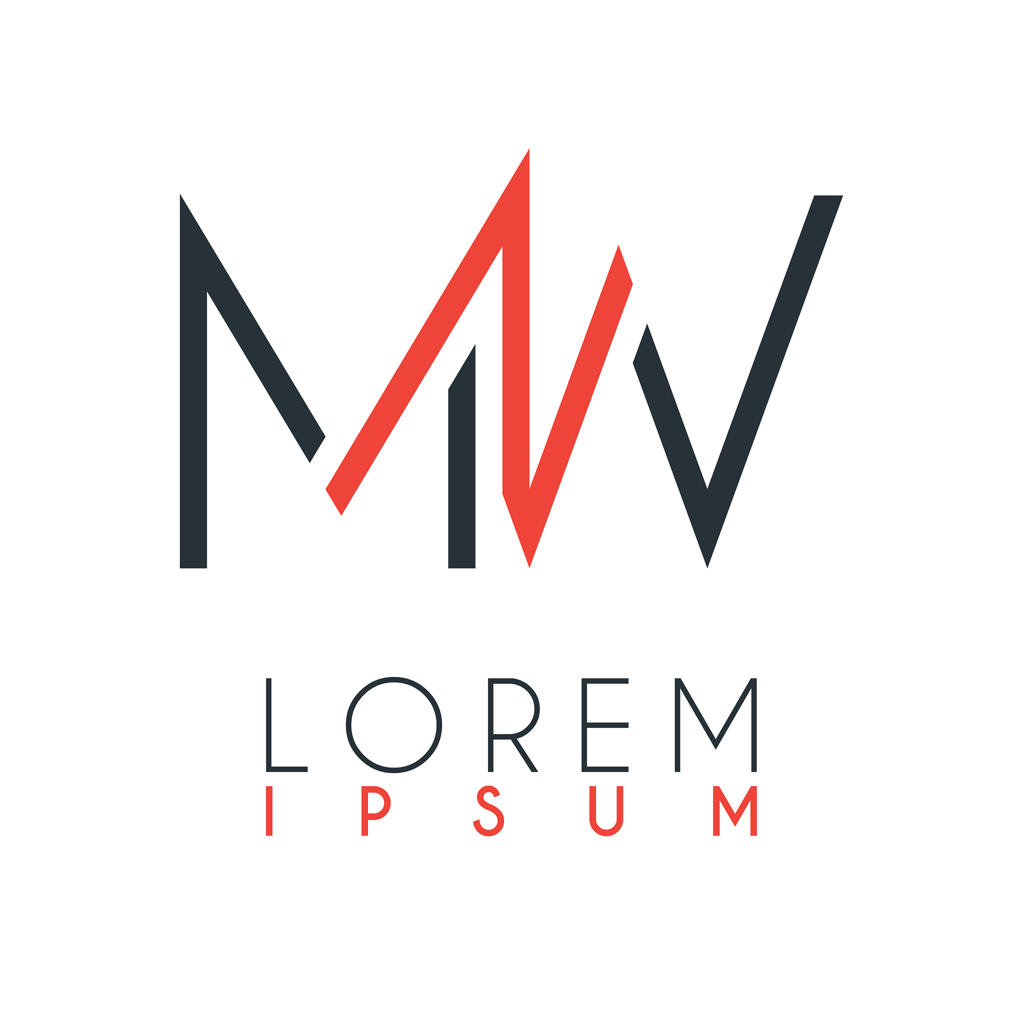 the logo between letter m and letter w or mw