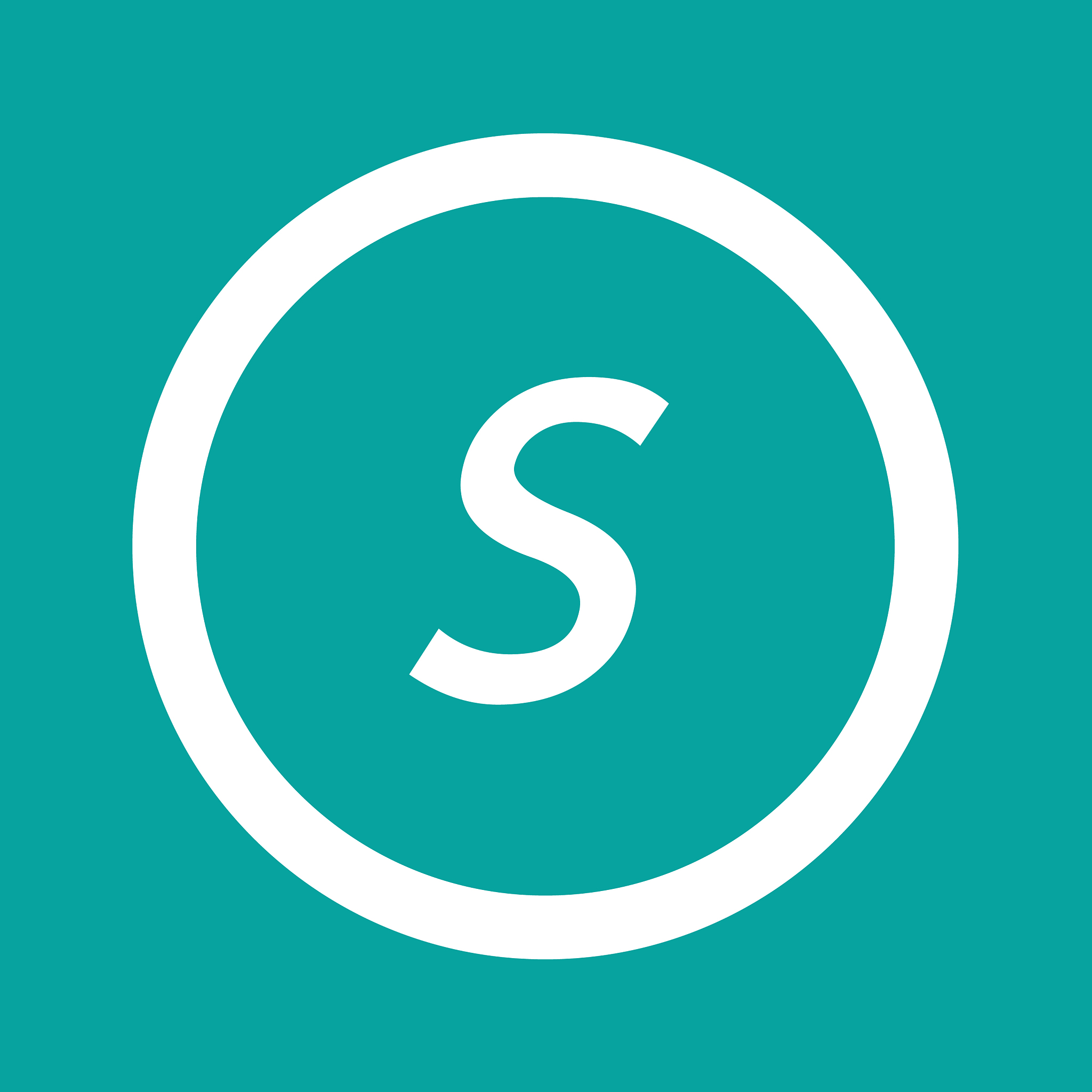 basic font letter s icon design