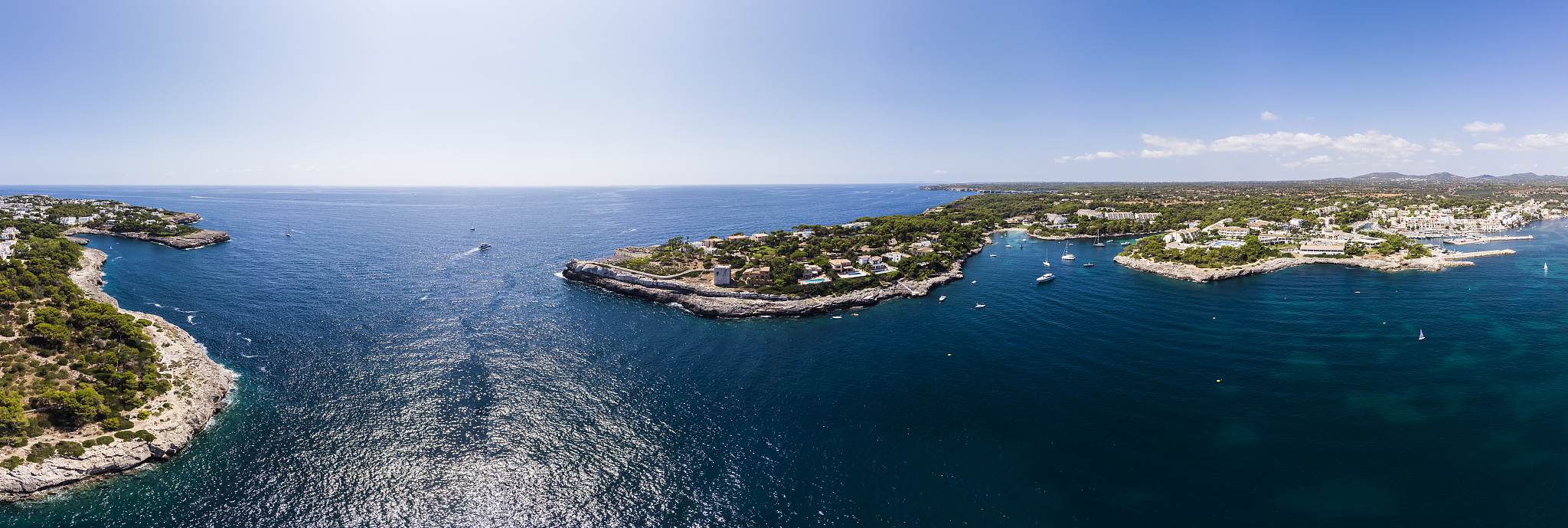 spain, balearic islands, mallorca, region cala d'or, coast of po