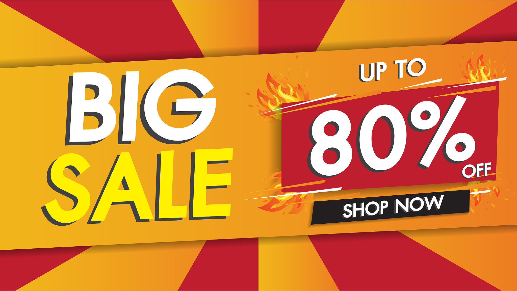 sale banner template geometric abstract shape