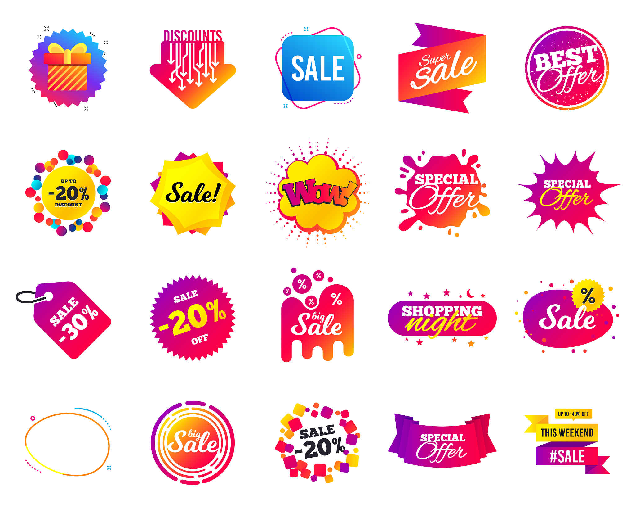 sale banner special offer template tags cyber