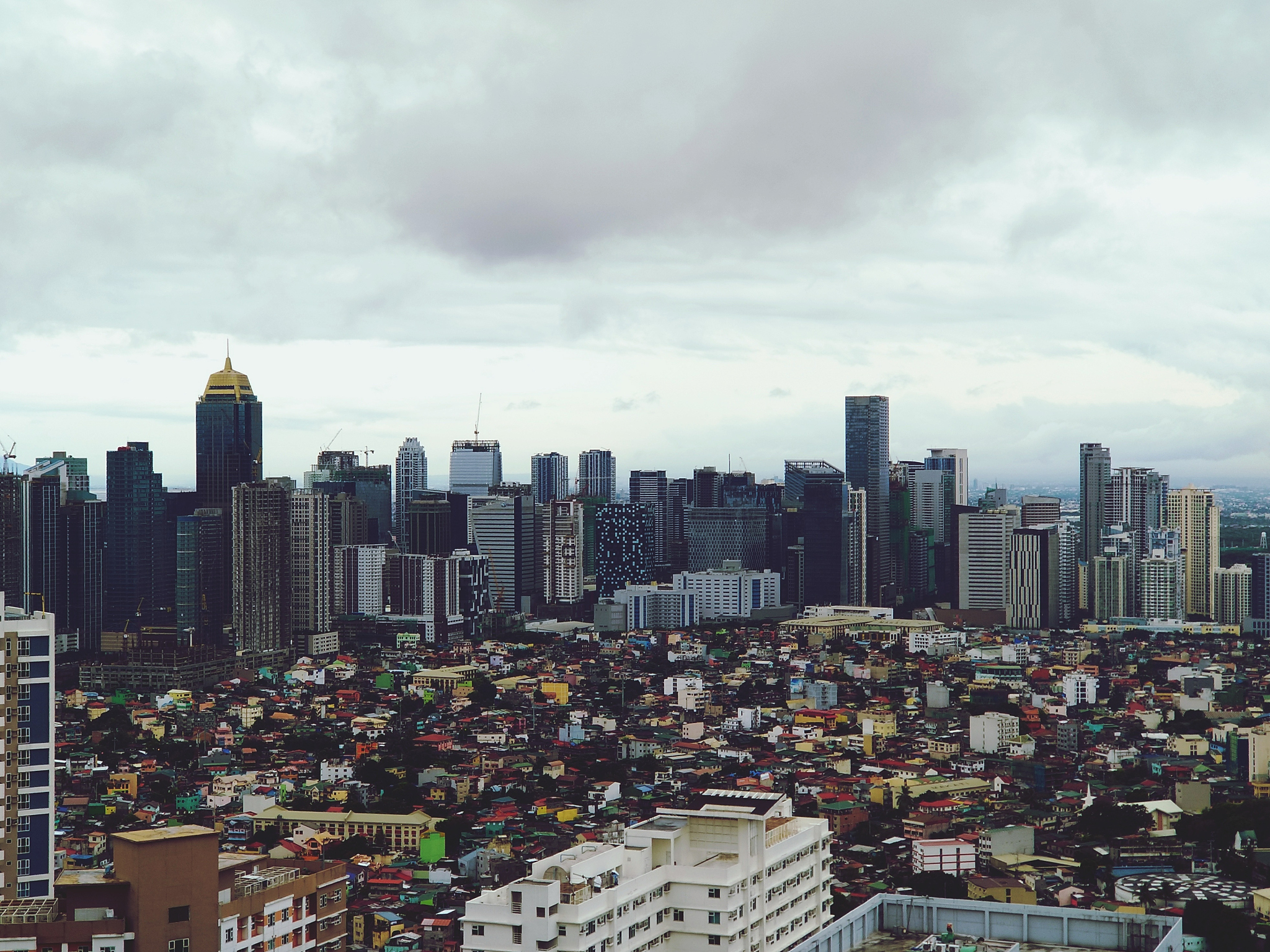 cityscape against sky