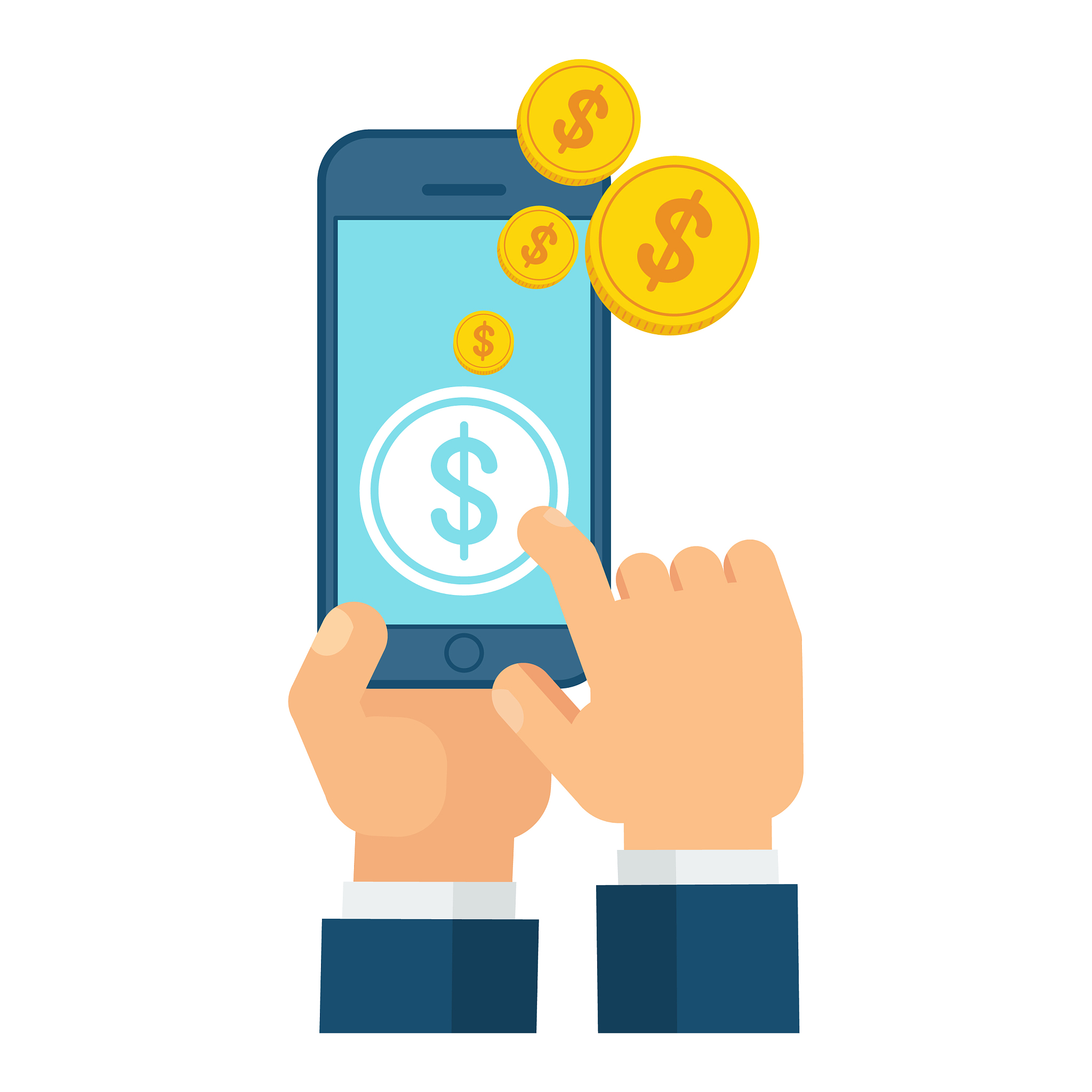 mobile paymenyt hand