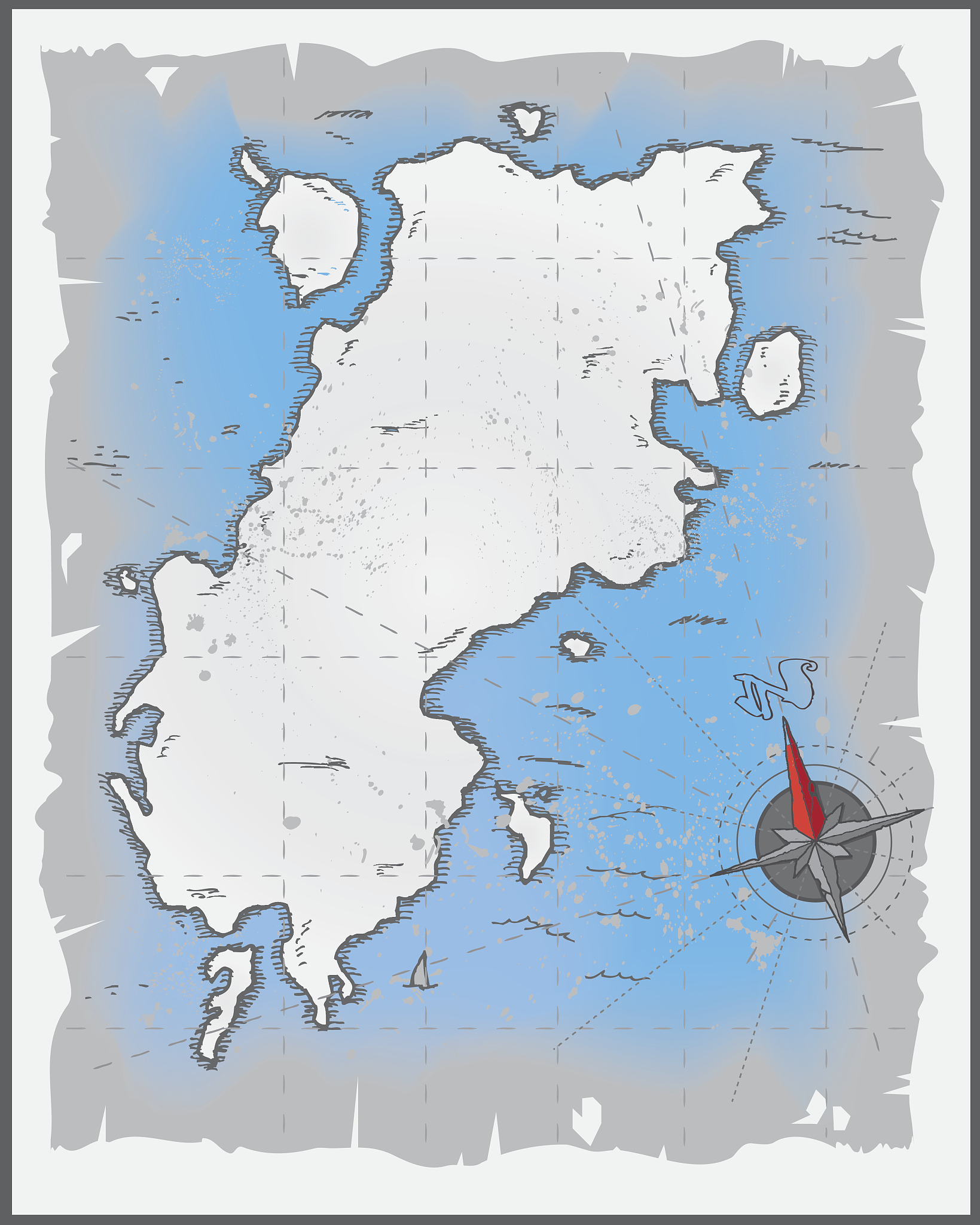 map grey