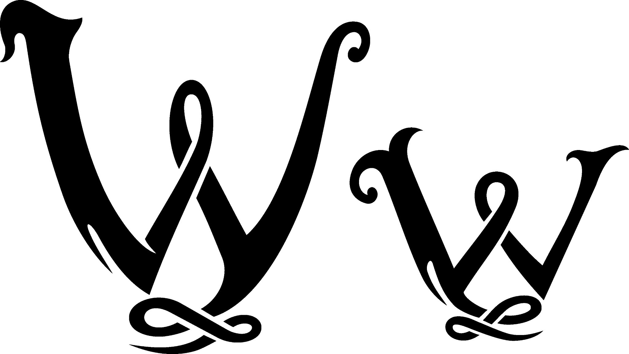letter w monogram