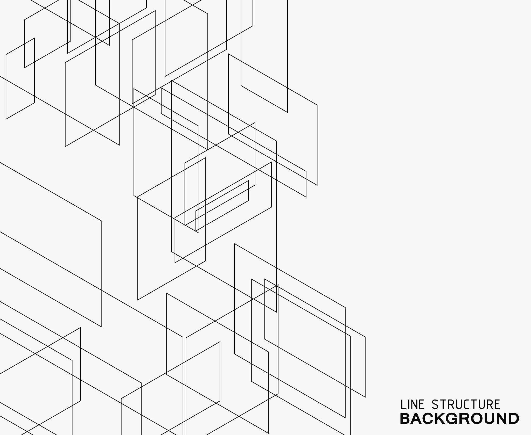 line structure background