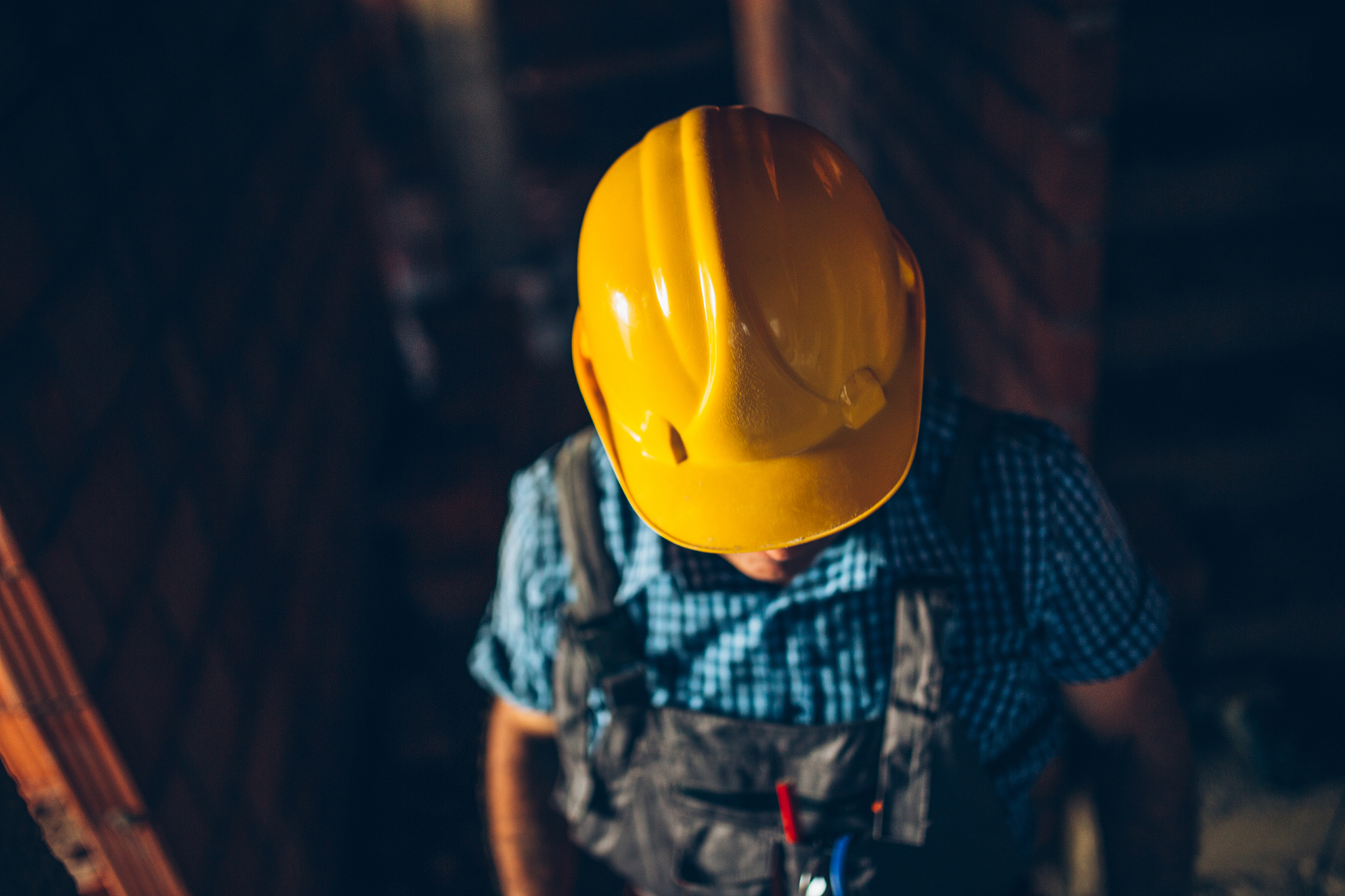 worker with tool