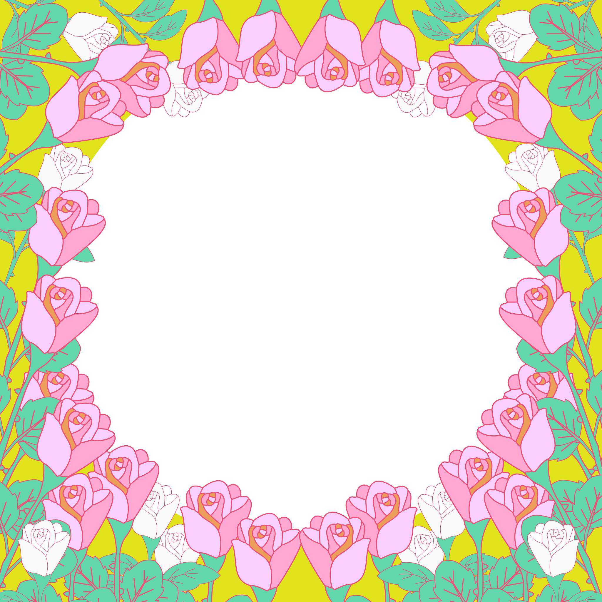 rose frame
