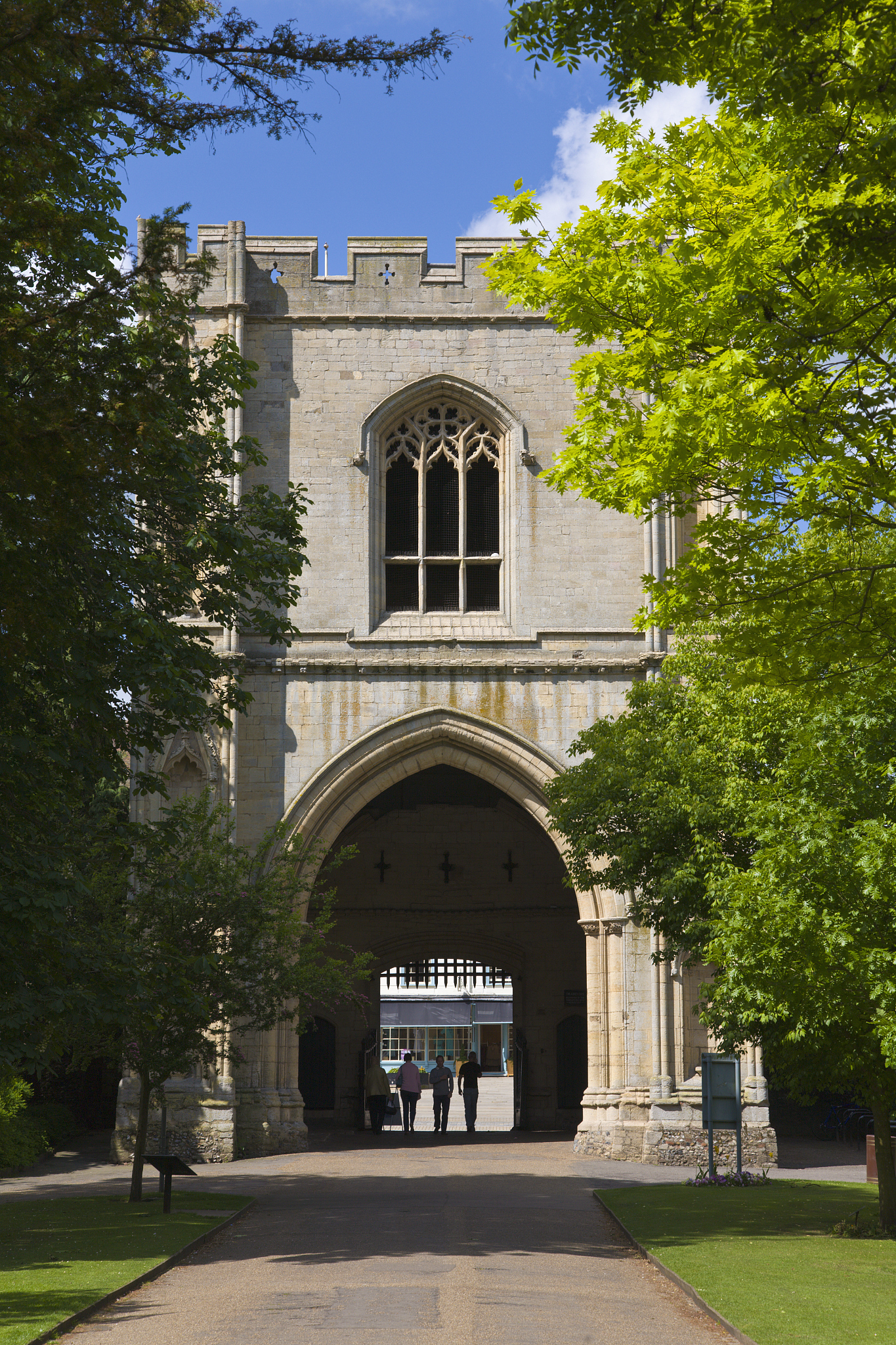 abbey gate, bury st edmunds, suffolk, england