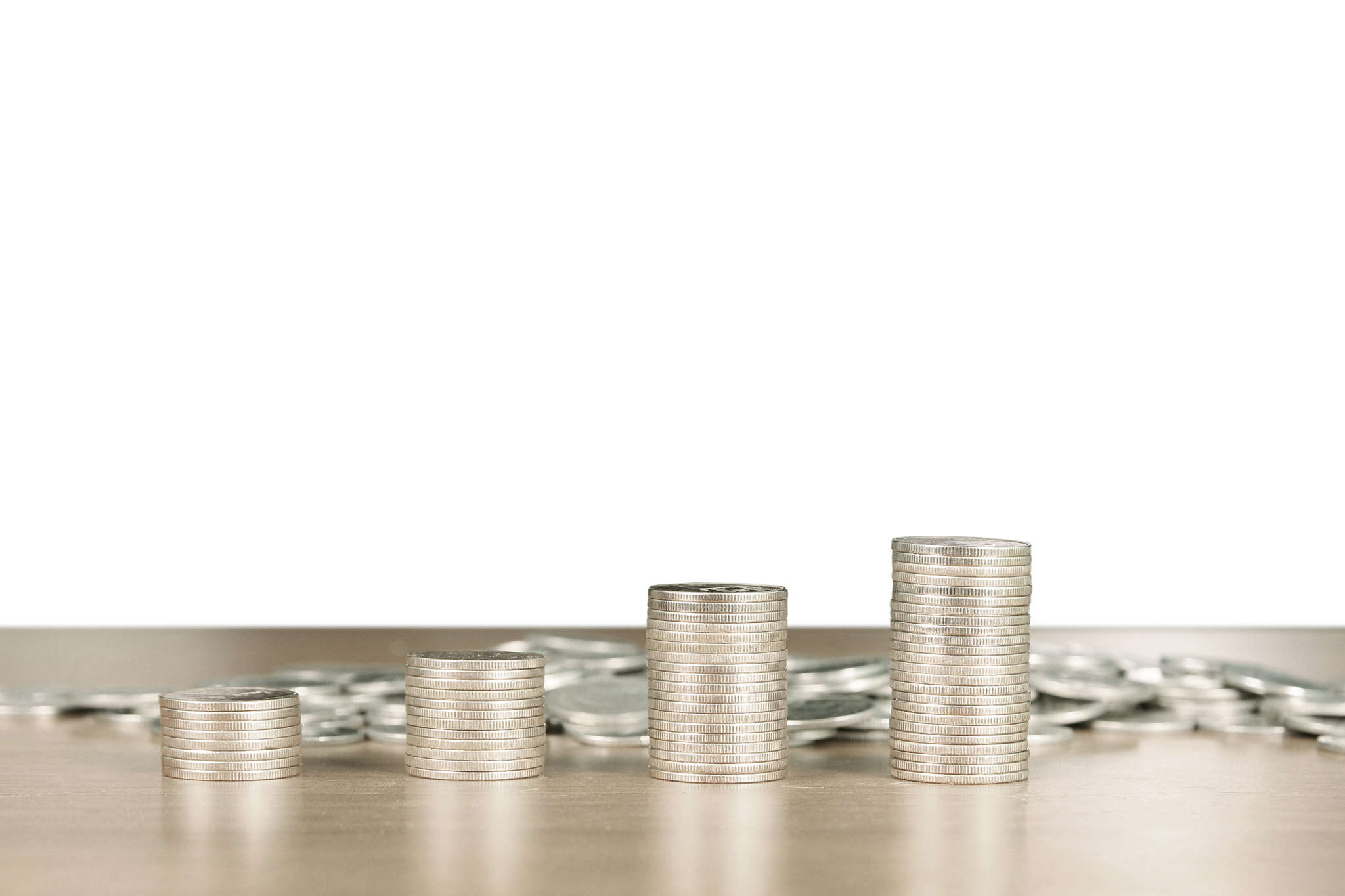 graph coins stock finance and business