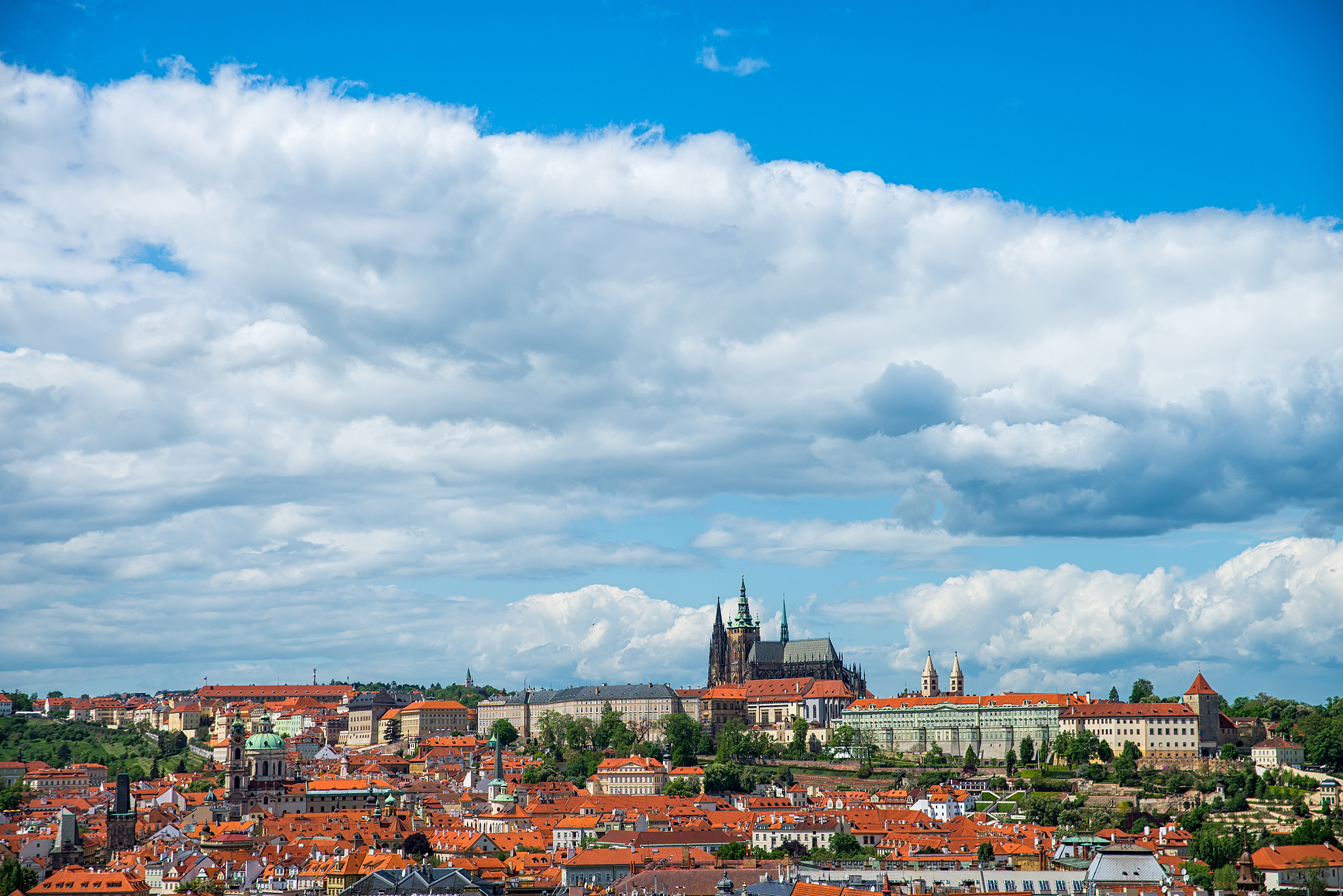prague top view
