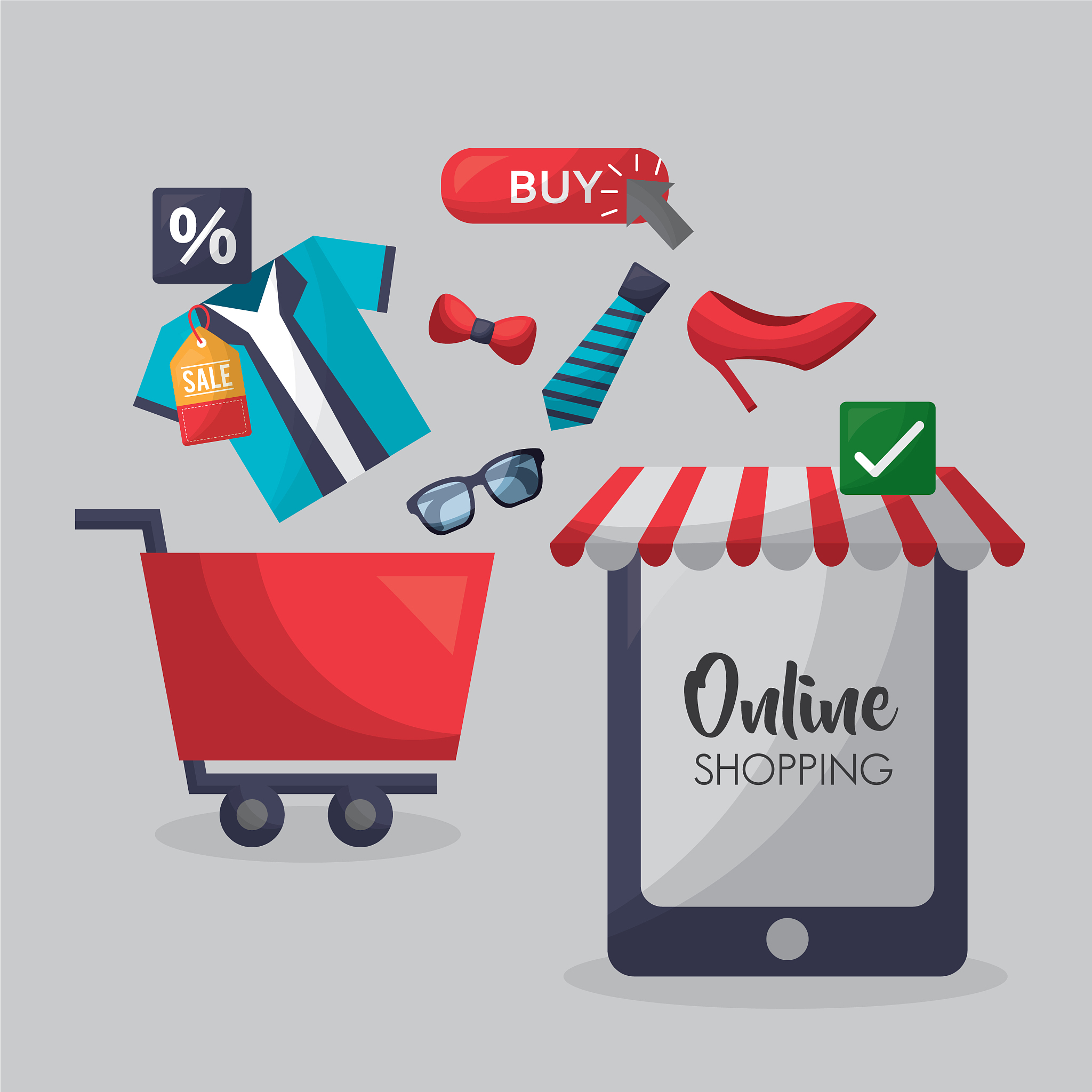 online shopping card