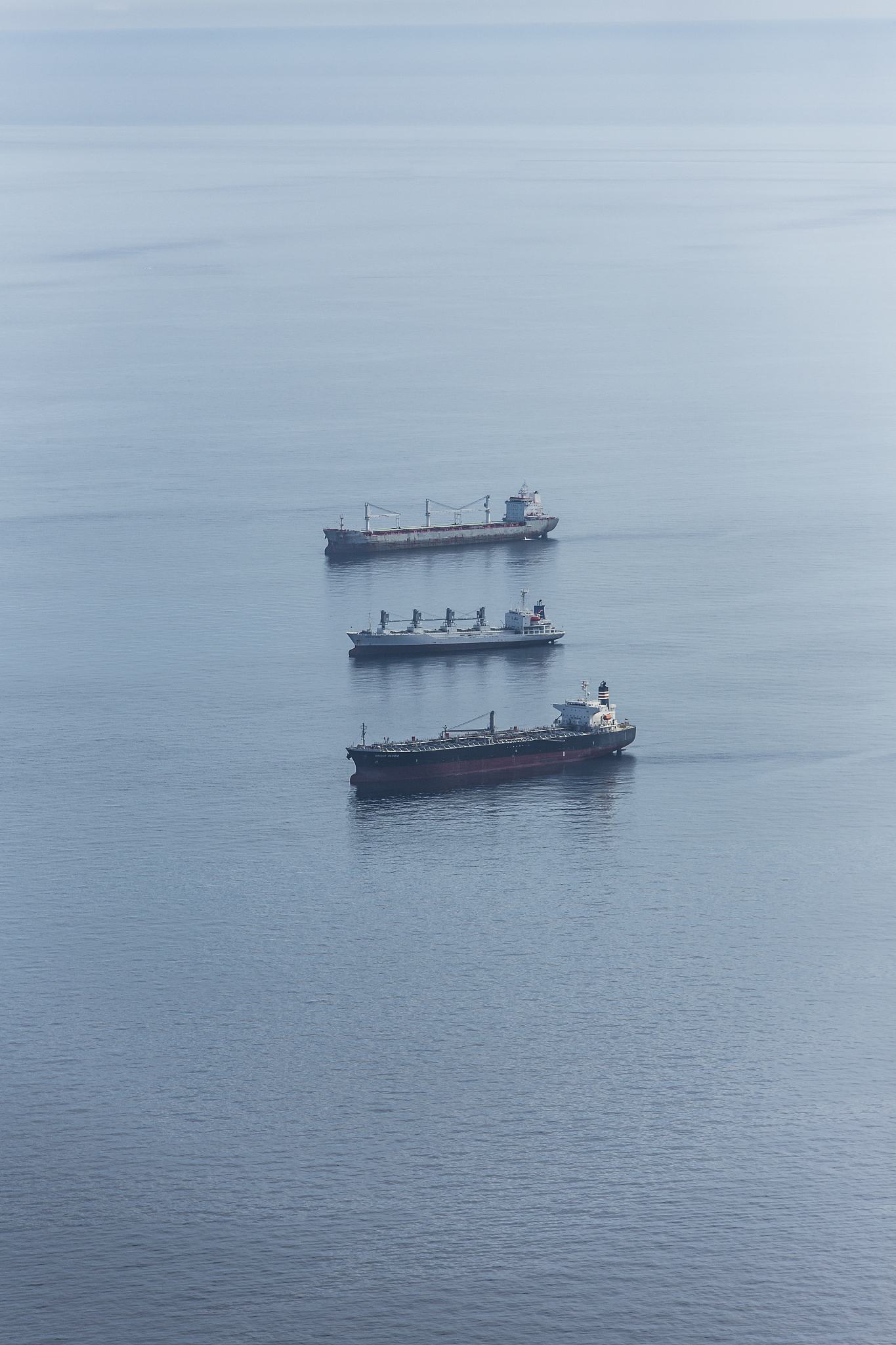 gibraltar, bay of gibraltar, cargo ships