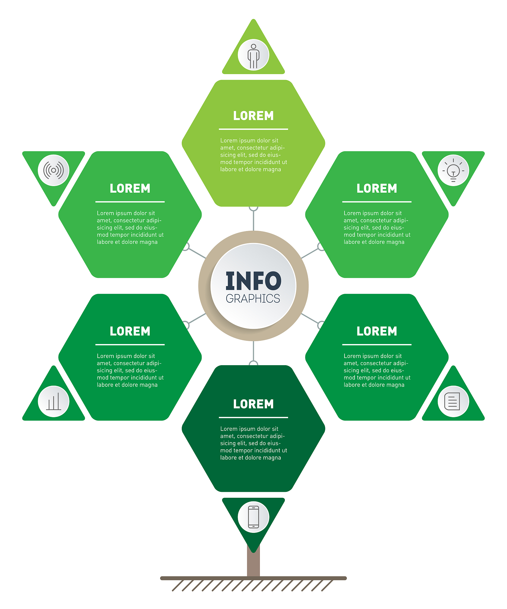 vertical infographics, research in science and green technology.