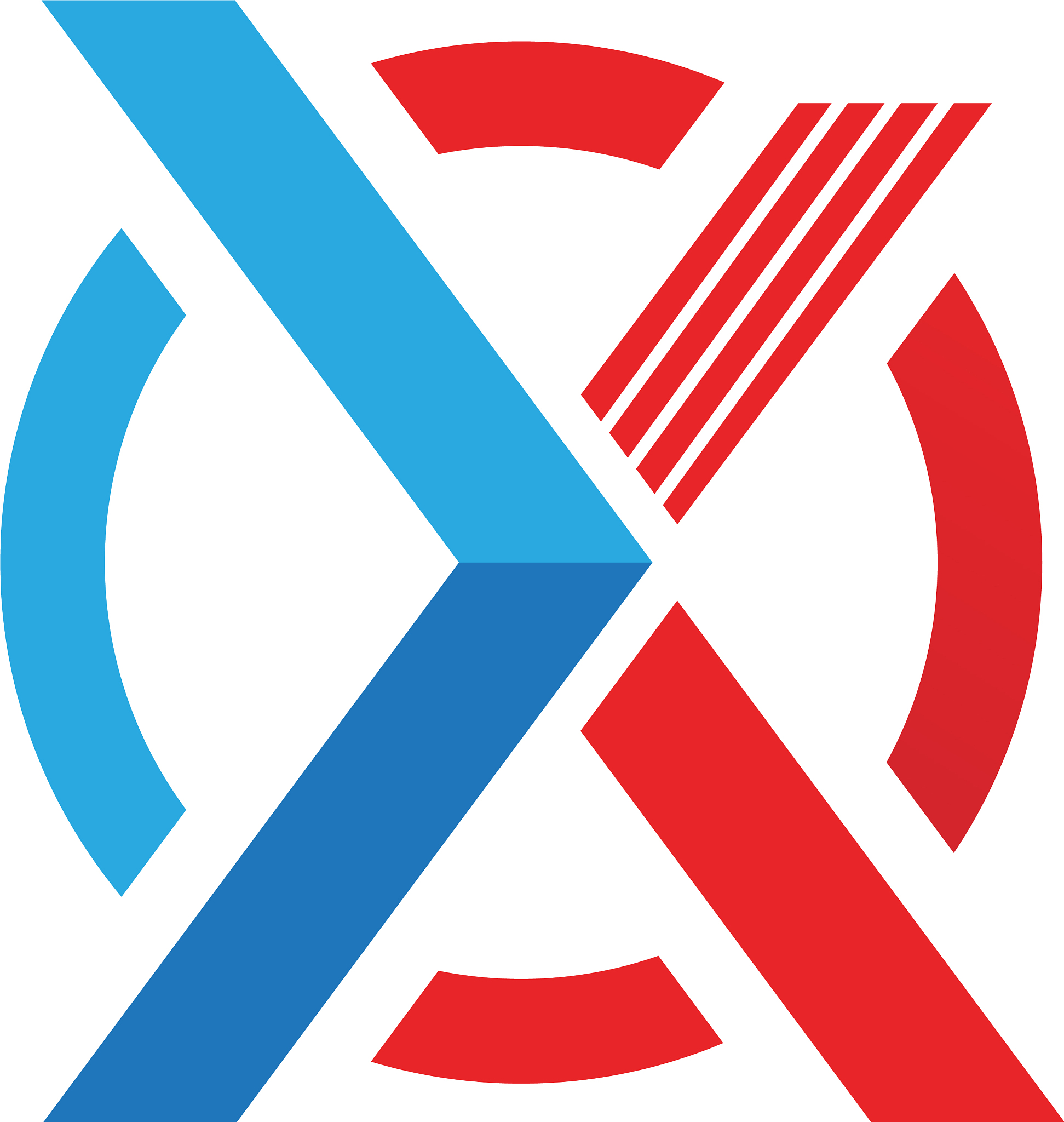 x letter logo template icon